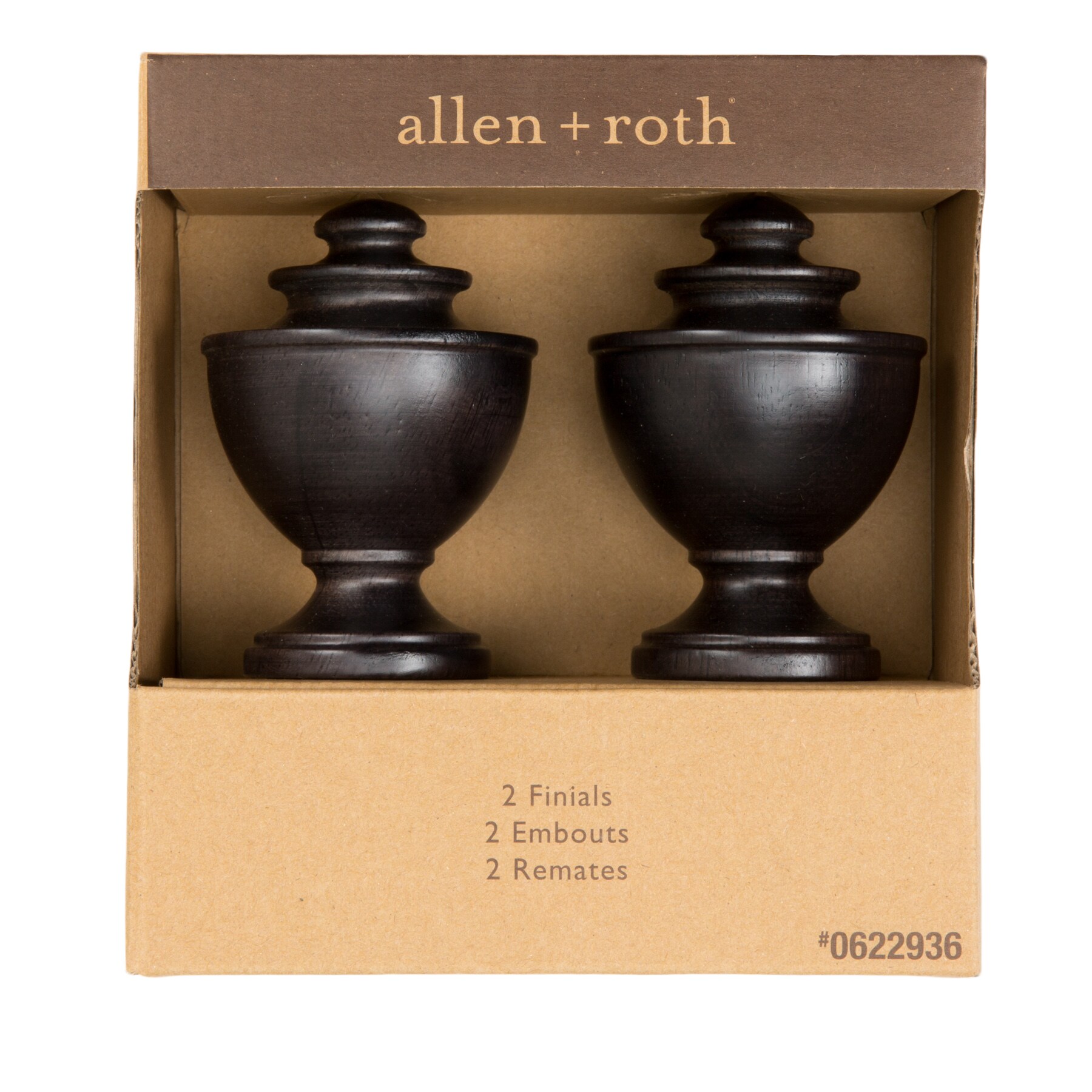 allen + roth 23-8040-204 Curtain-Finials - View #2