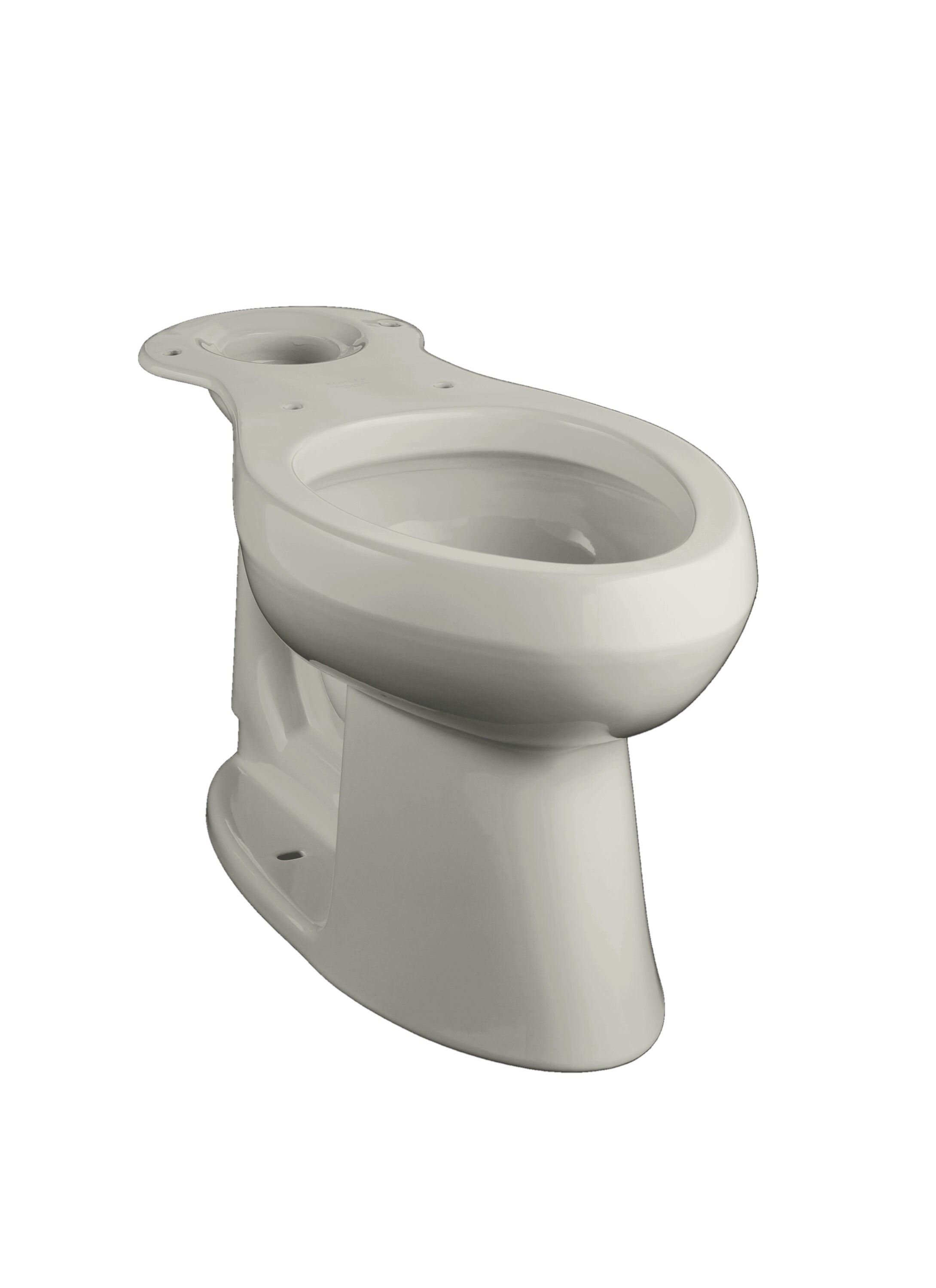 KOHLER 4298-95 Highline Ice Grey Elongated Chair Height Toilet Bowl 12-in Rough-In