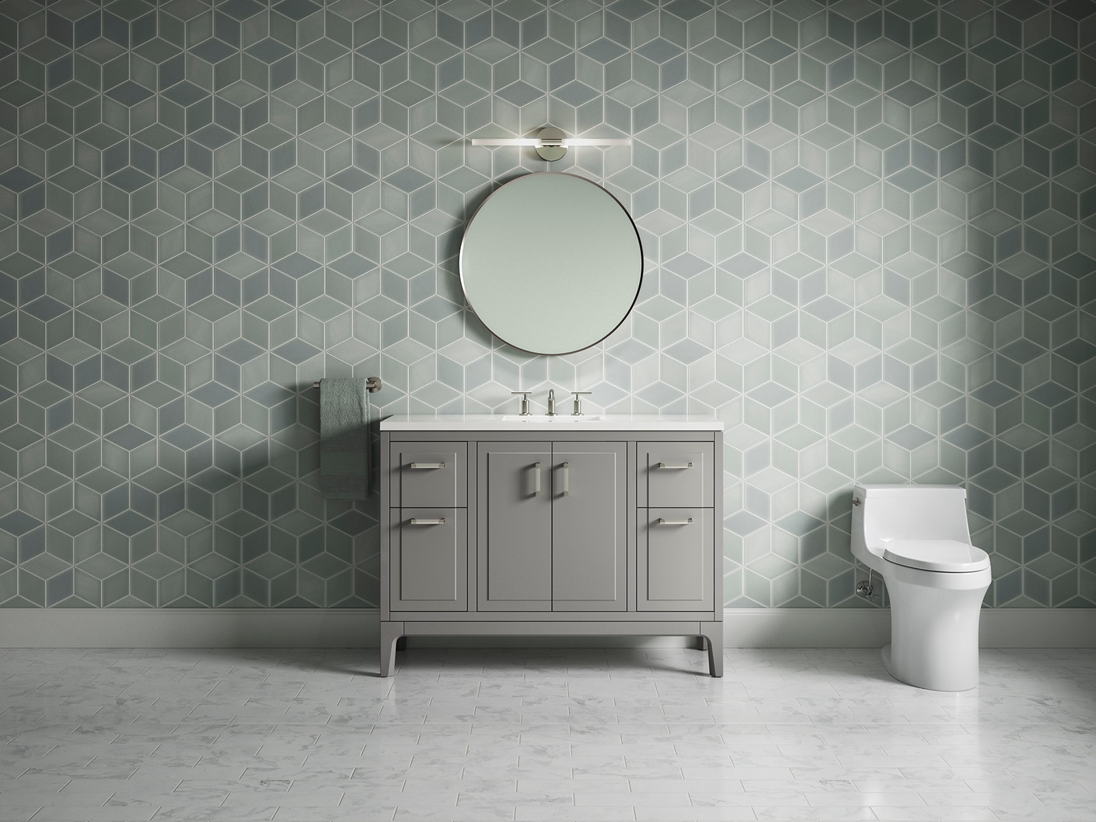 KOHLER 33554-ASB-1WT Bath-Vanity-Combo - View #2