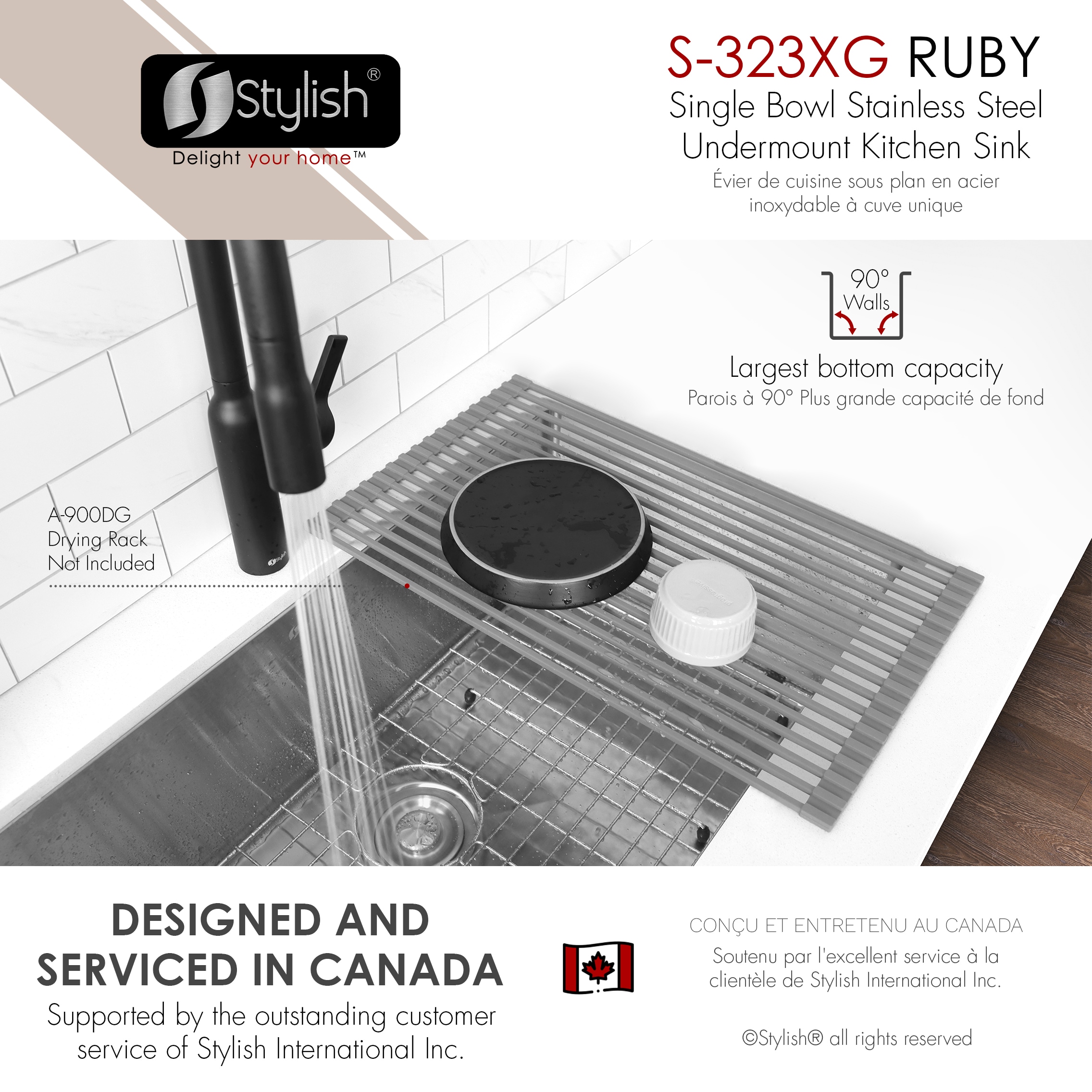 Stylish S-323XG1 Kitchen-Sinks - View #7