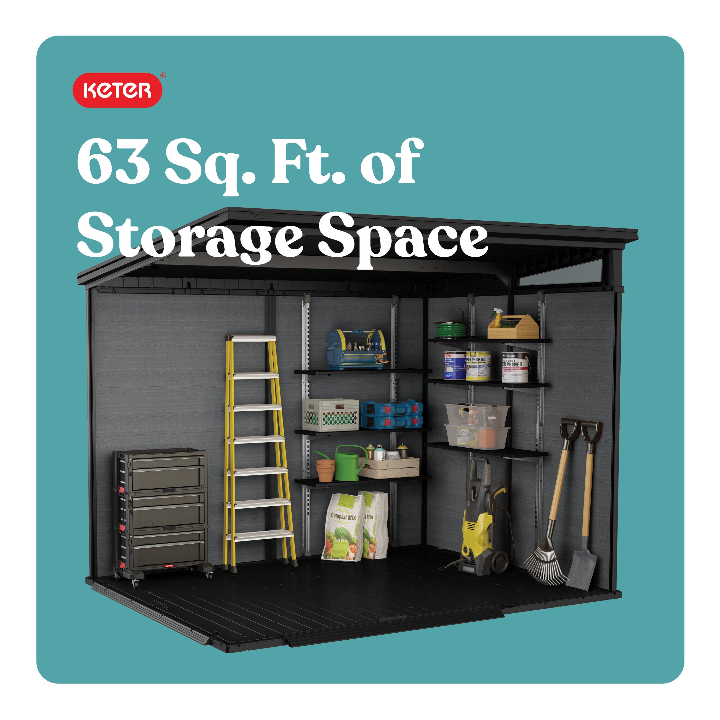 Keter 263304 Vinyl-Resin-Storage-Buildings - View #13