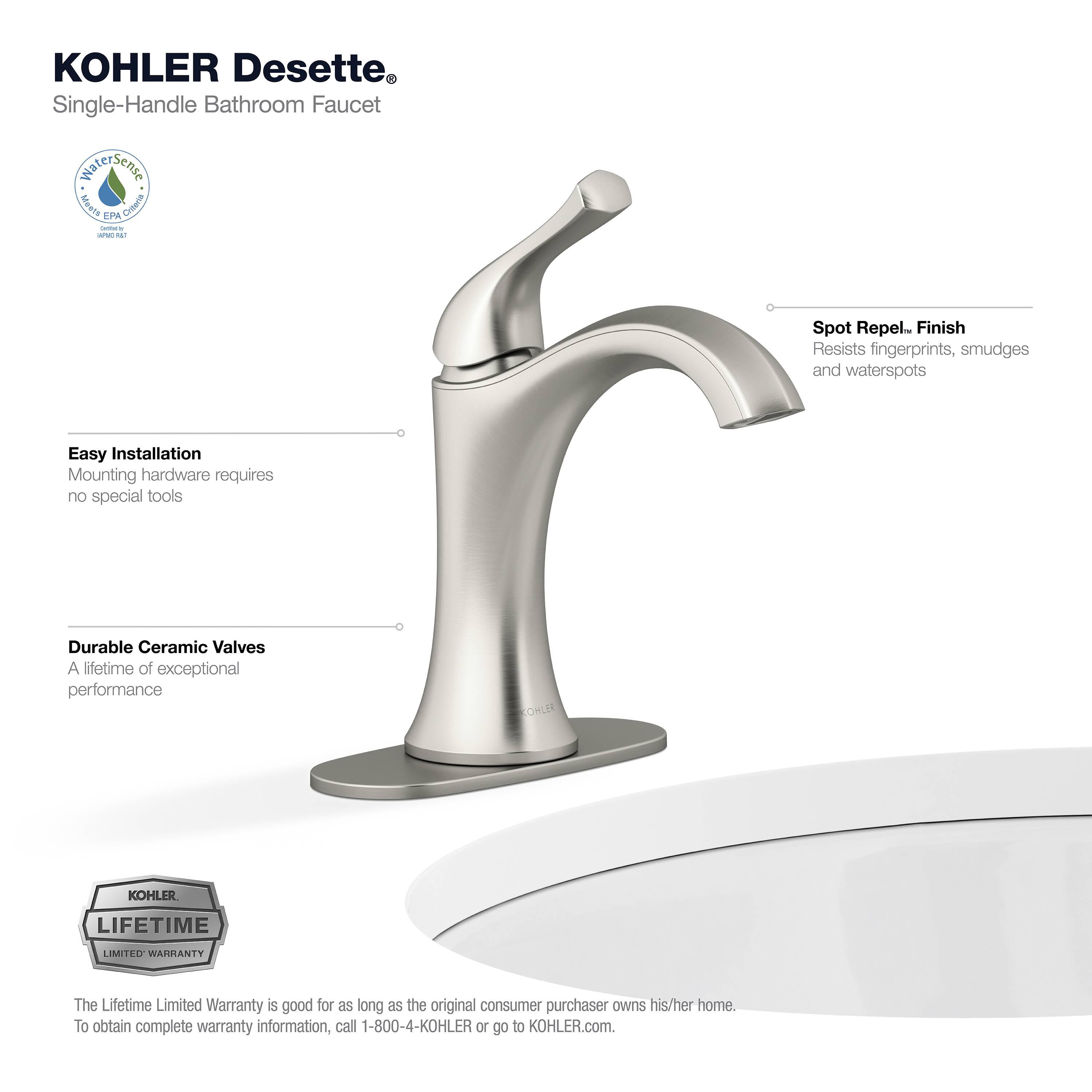 KOHLER R27211-4D-BN Lavatory-Faucets - View #4