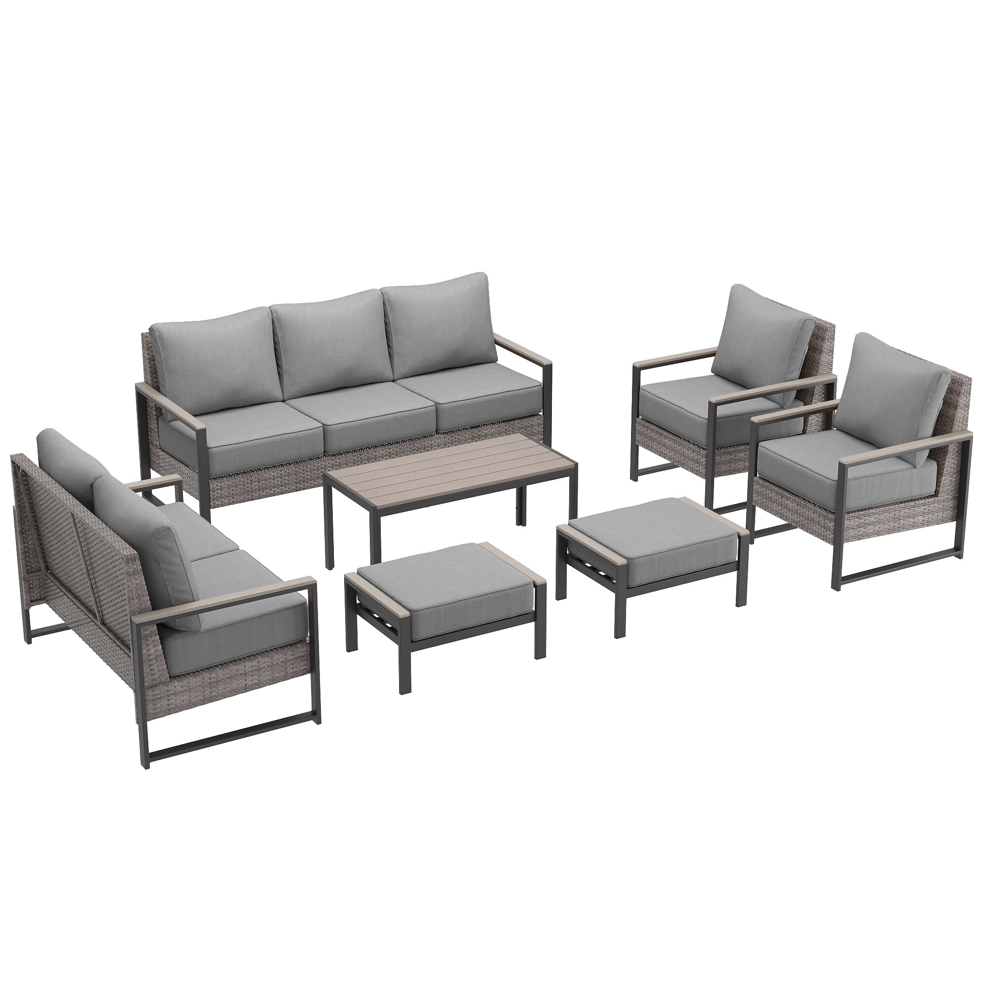 ACEGOSES LW-148HGY-S3T6 Patio-Conversation-Sets - View #2