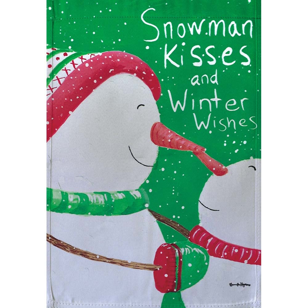 Rain or Shine 27-3265-230 1.04-ft W x 1.5-ft H Winter Garden Flag