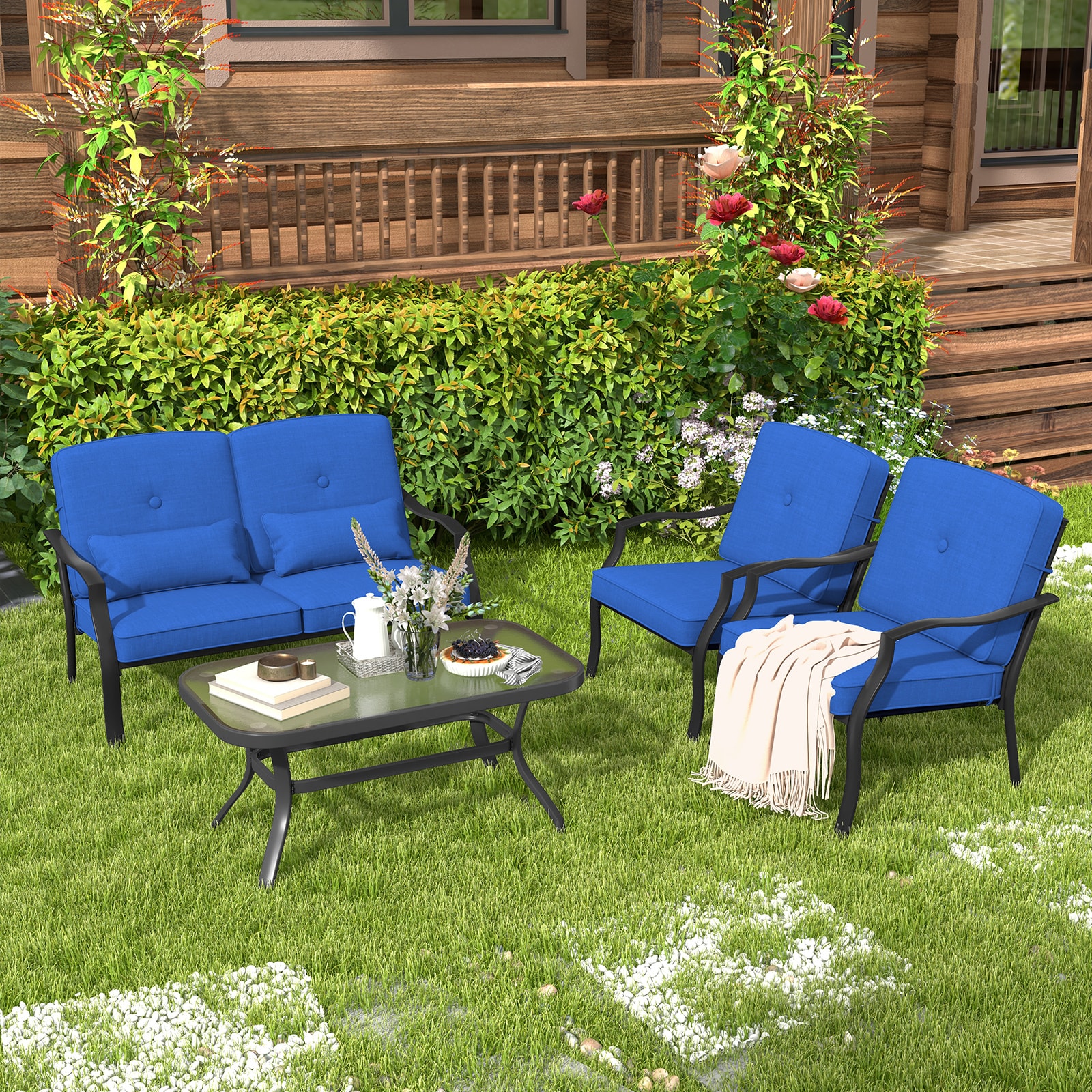 Ayelon 926NYLW4KNP10 Patio-Conversation-Sets - View #2
