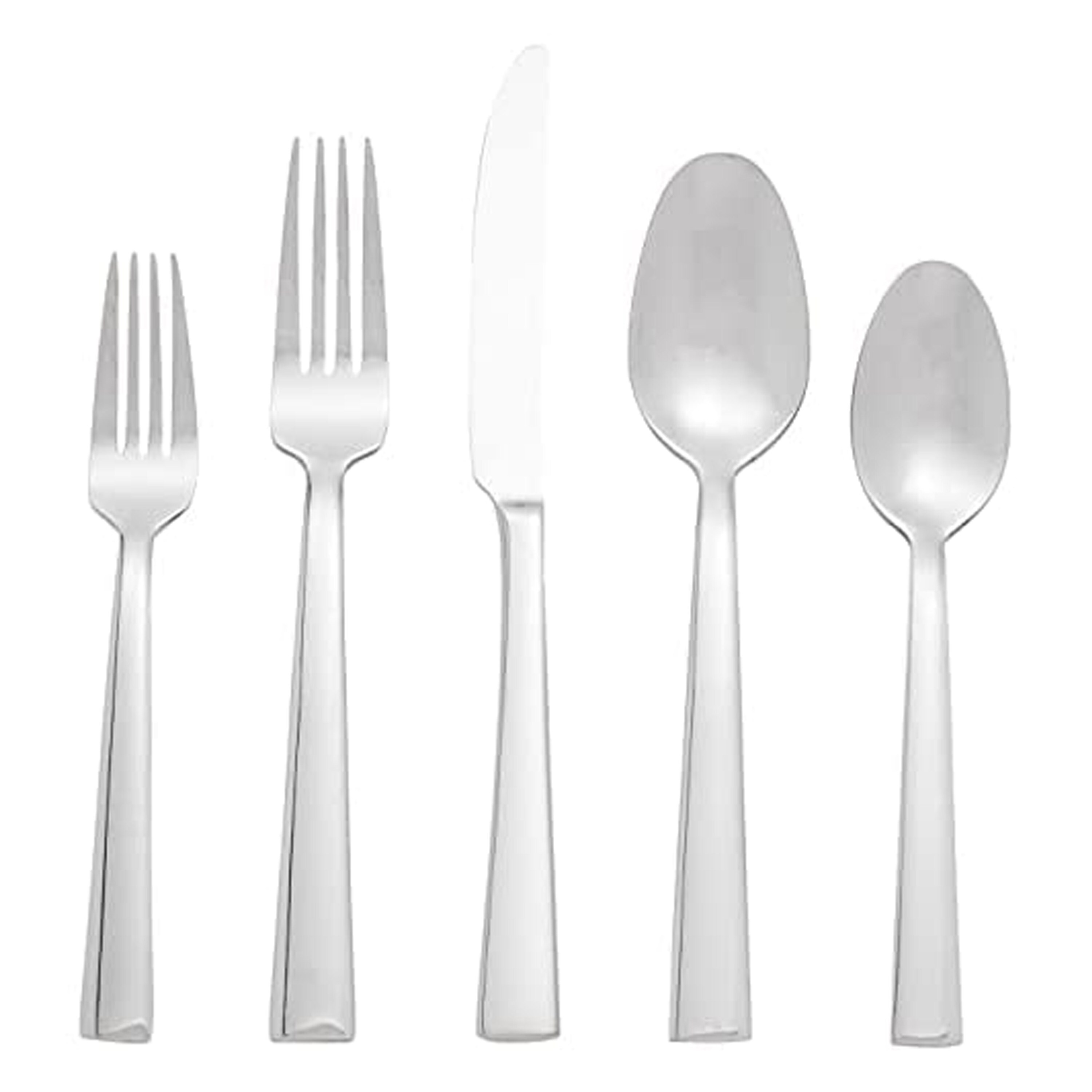 Oneida H019020BL20 Madison Avenue 20 -Pieces Polished Modern Flatware