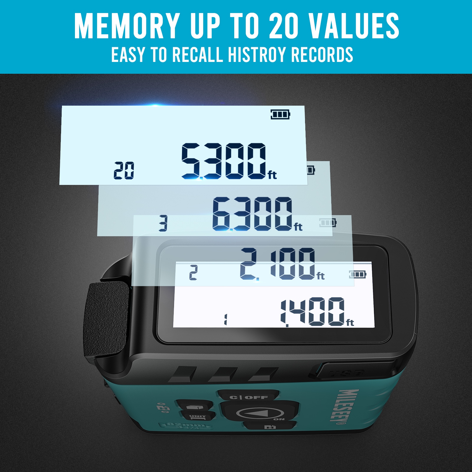MILESEEY DT20 Tape-Measures - View #7