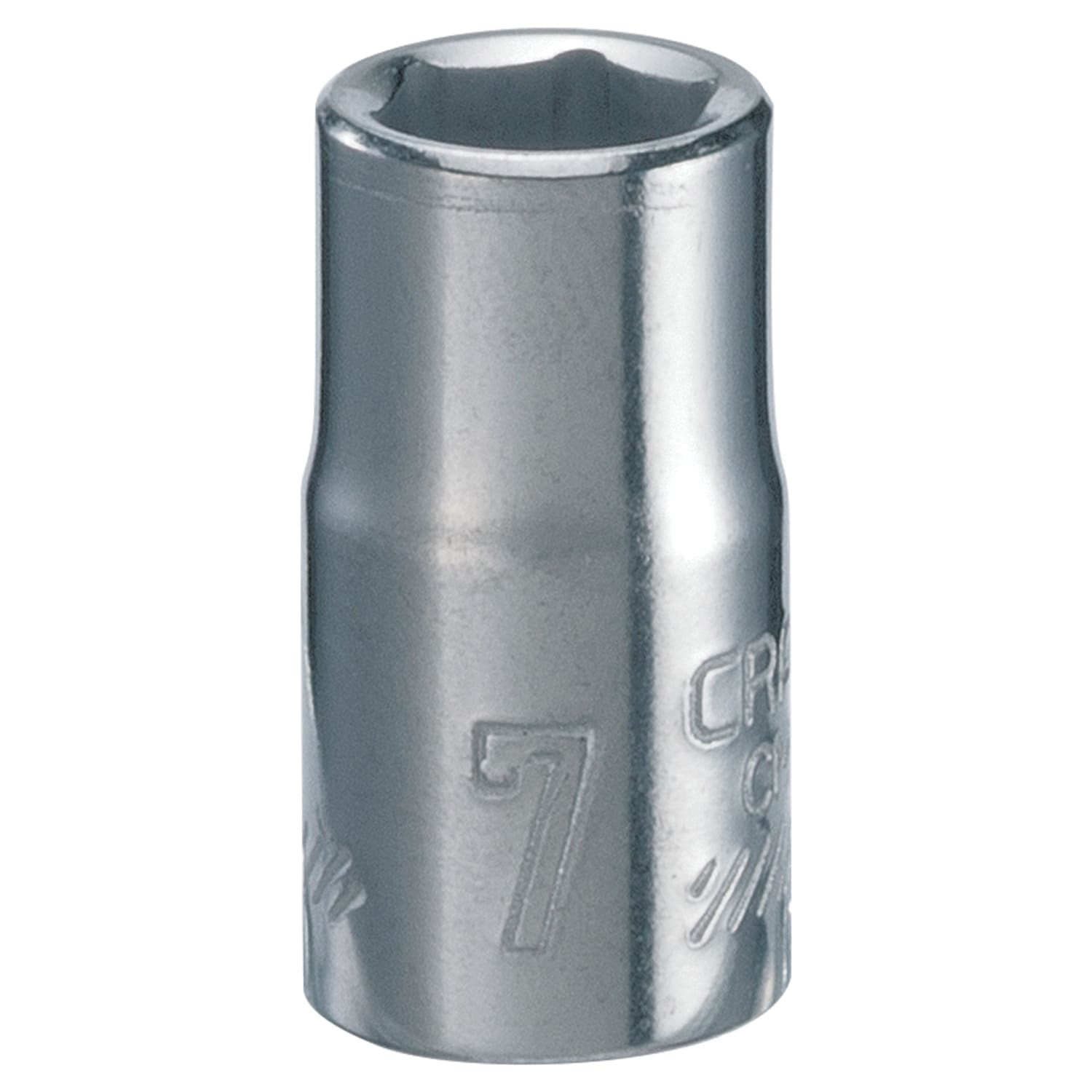 7mm 1/4-Inch Drive 6-Point CRAFTSMAN Shallow Socket Metric CMMT43503 