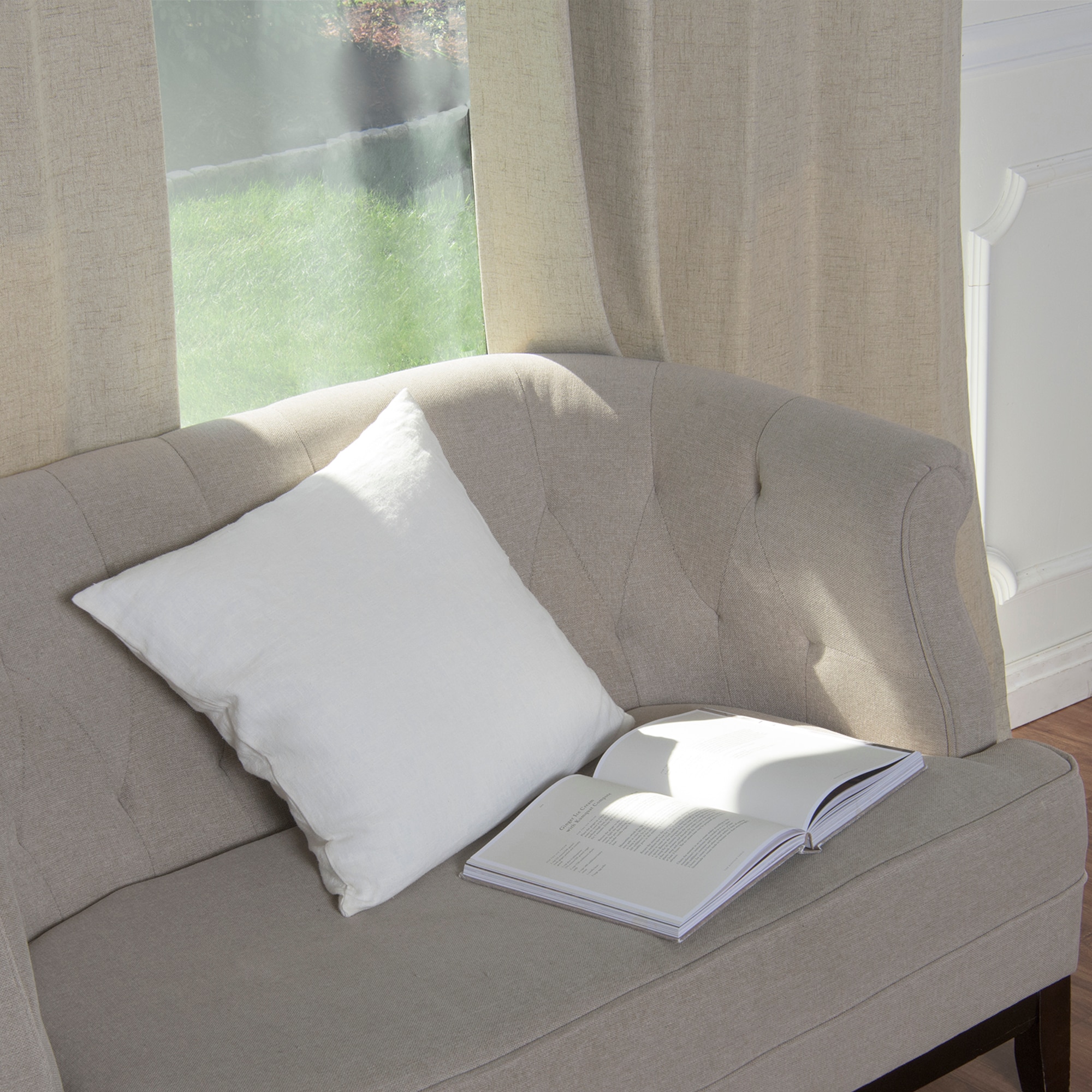 Best Home Fashion JC-02-BAK-96-NATURAL curtains - View #3
