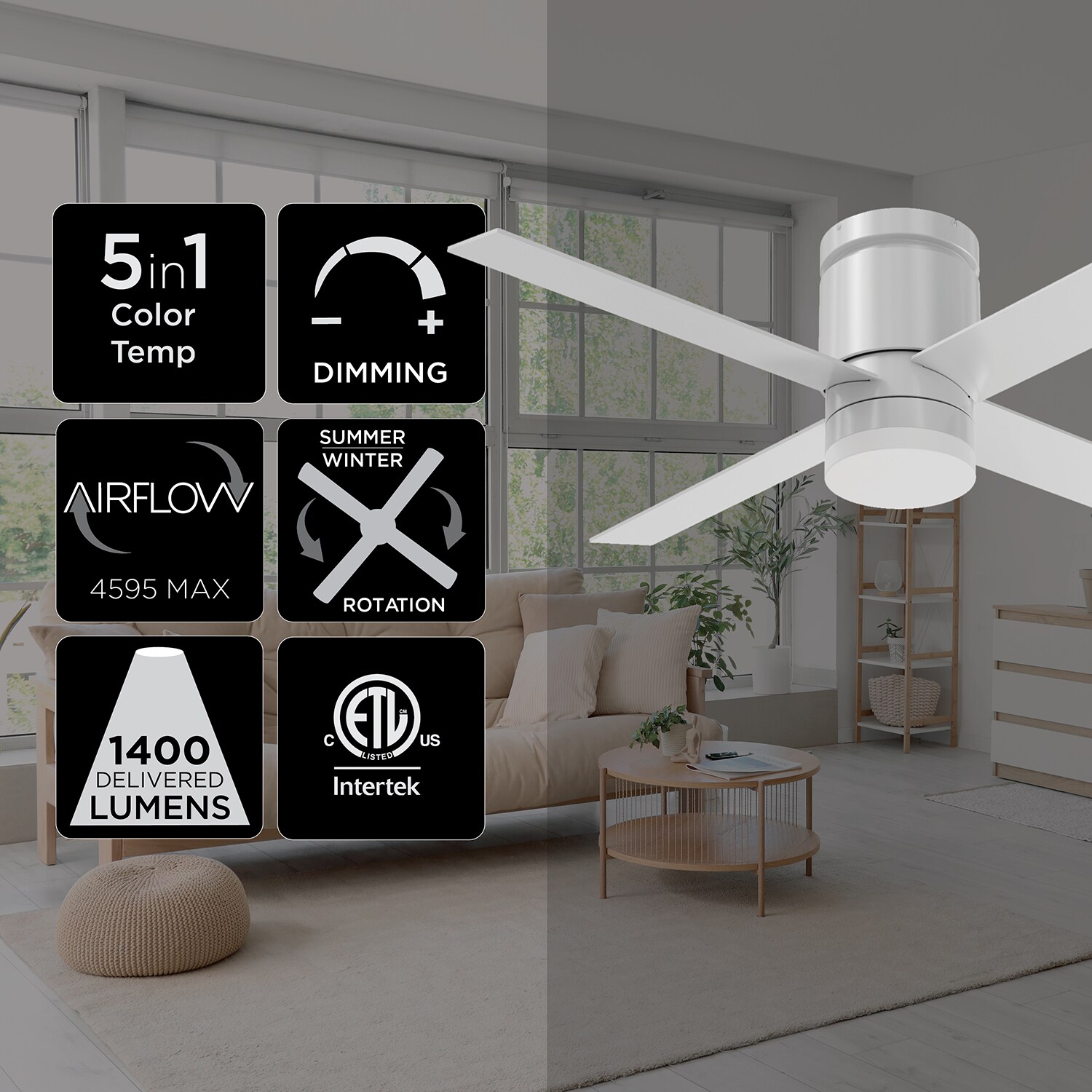 AFX RSSN524LDCSNSL-WS Ceiling-Fans - View #5