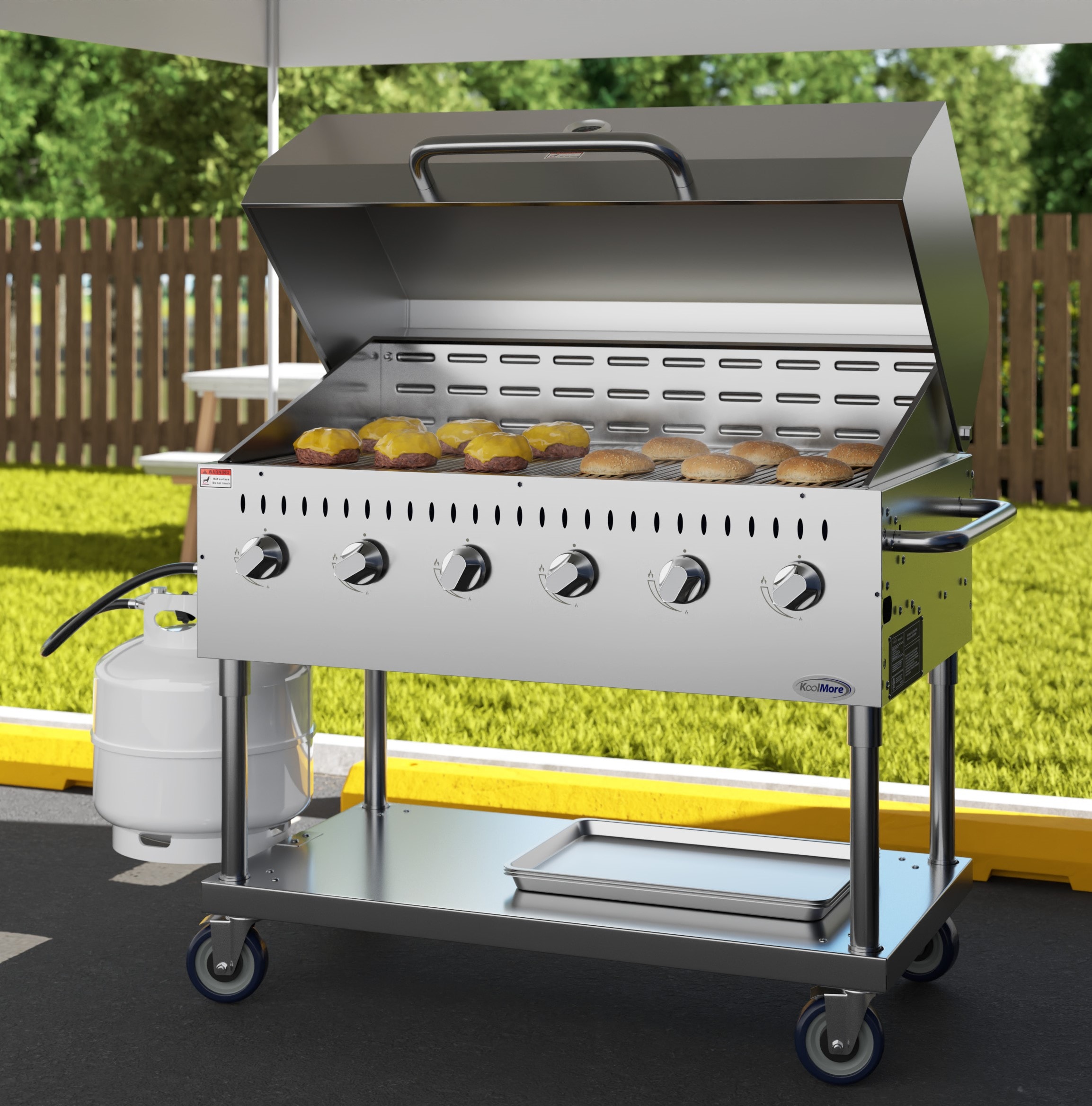 KoolMore LOW-CGKIT4-48D Gas-Grill - View #3