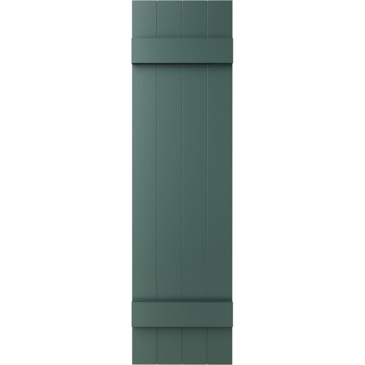 Ekena Millwork LJ4C14X02800FG 14-in W x 28-in H Forest Green Board and batten Exterior Shutters ( 2 -Pack )