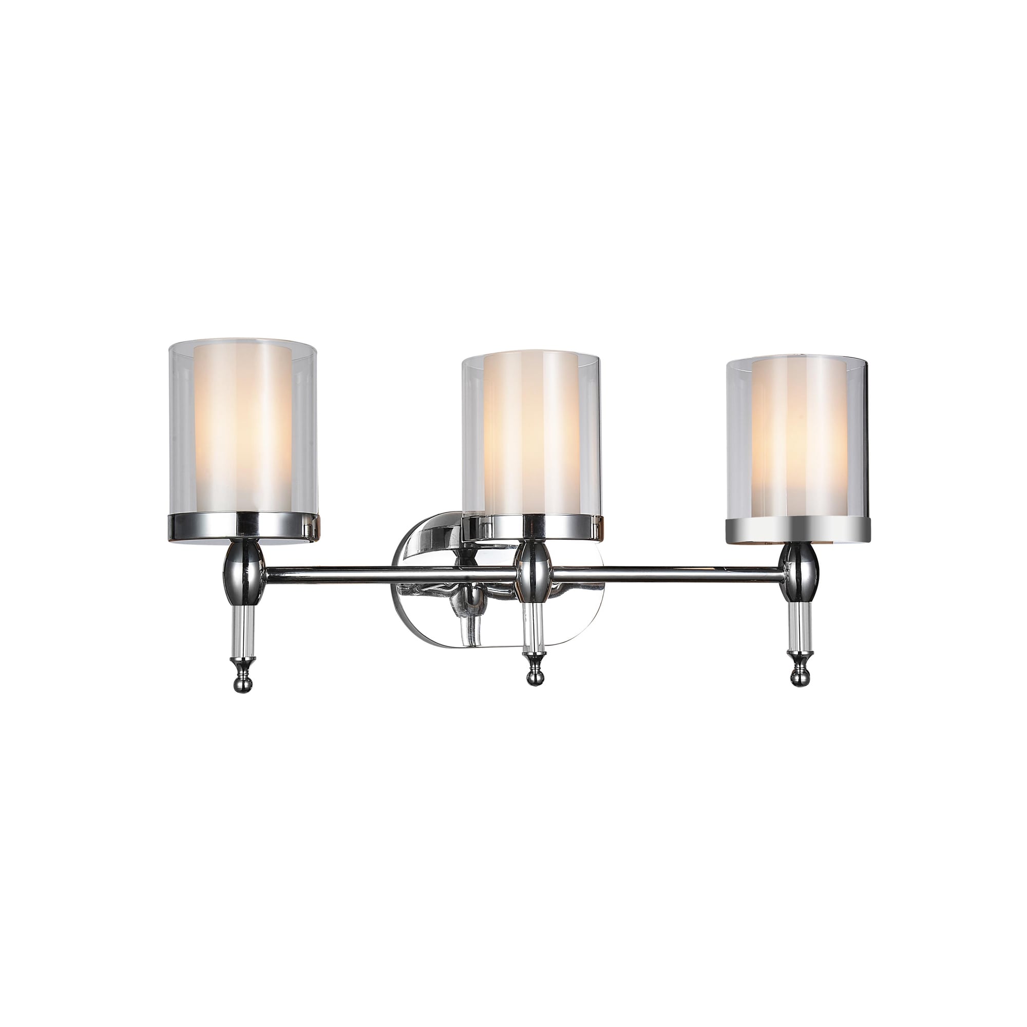 CWI Lighting 9851W24-3-601 Maybelle 24-Inches 3 -Light Chrome Modern/contemporary Vanity light