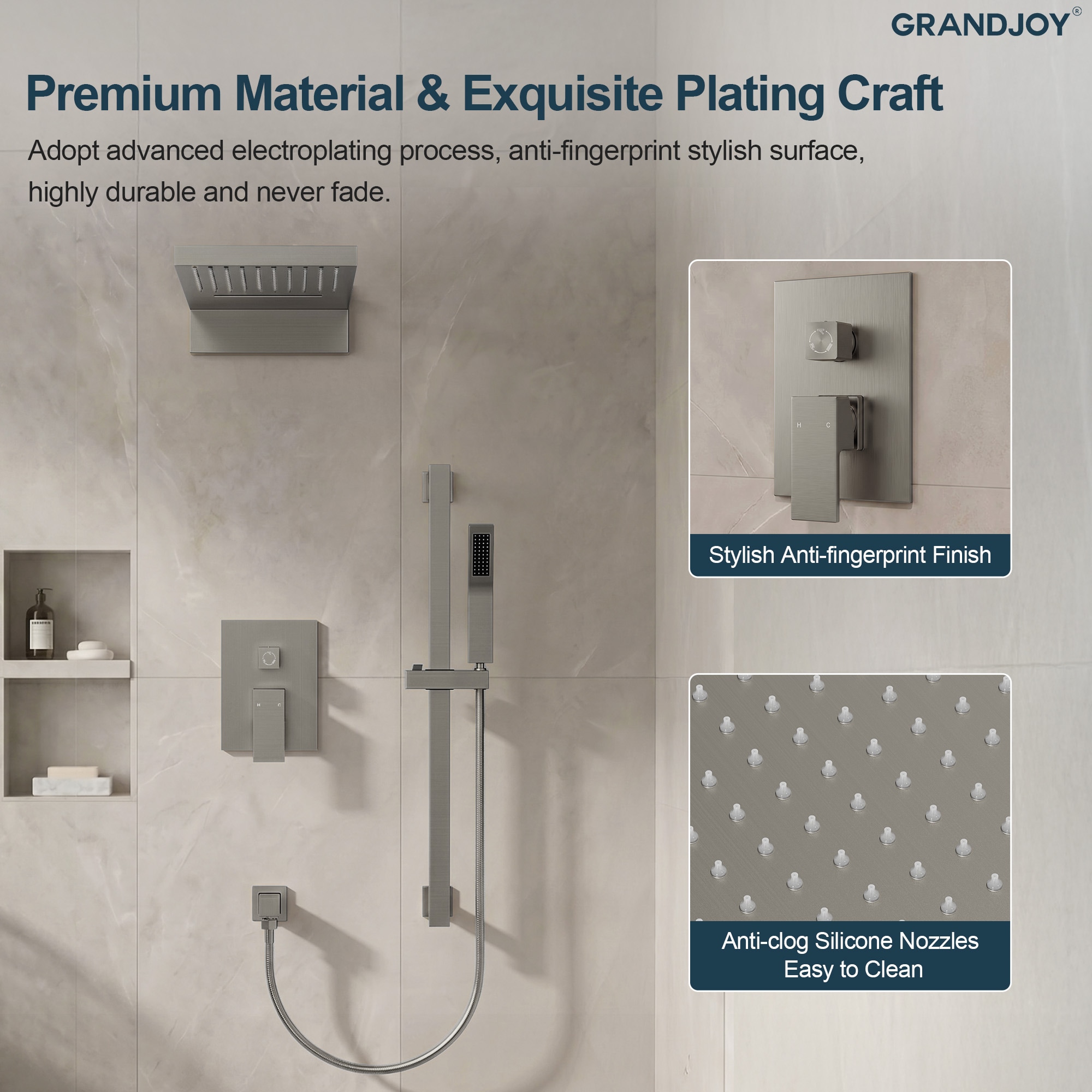 GRANDJOY SGF10GJ-10-BN22 Tub-Shower-Faucets - View #6