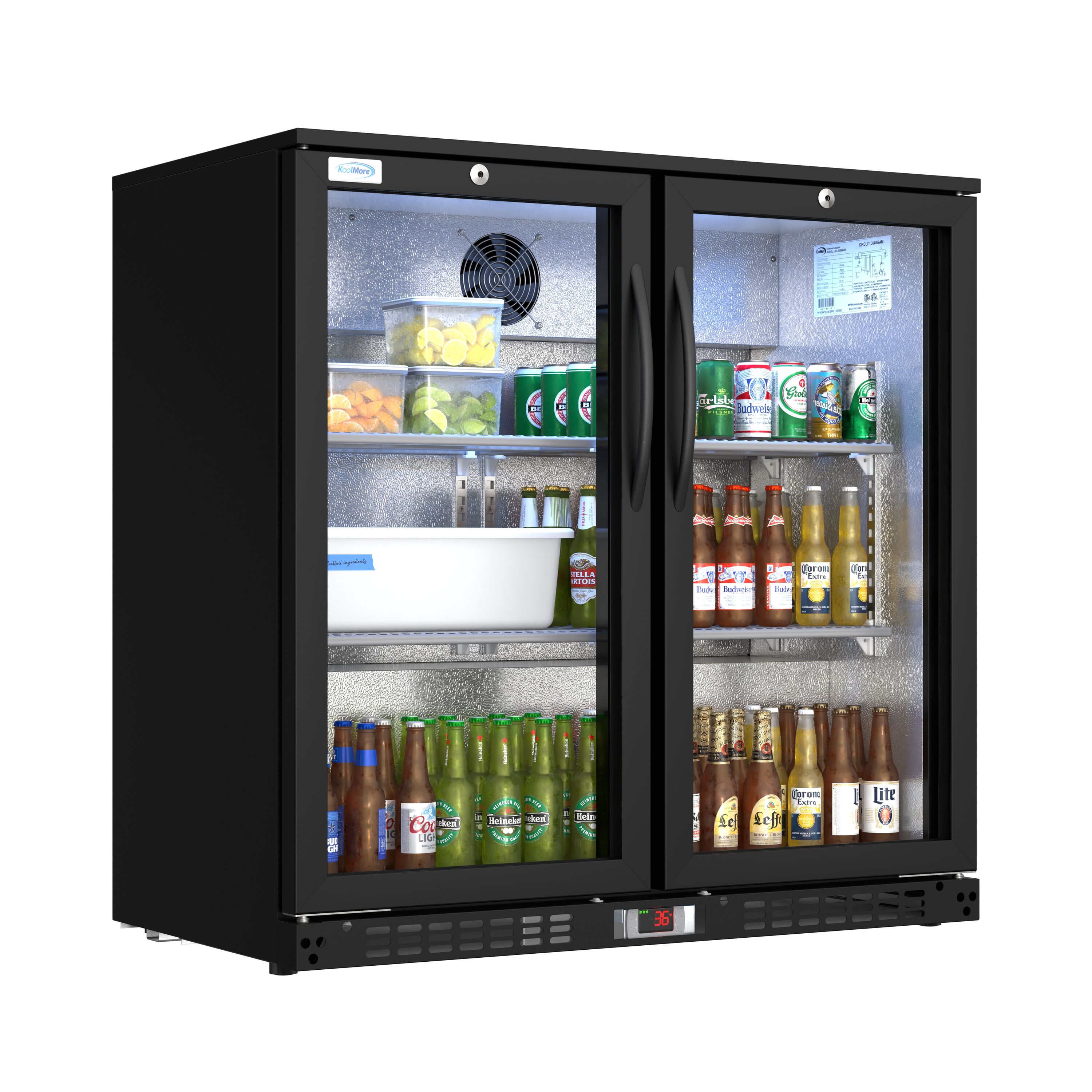 KoolMore CT35-2S-BK Commercial-Refrigerators - View #4