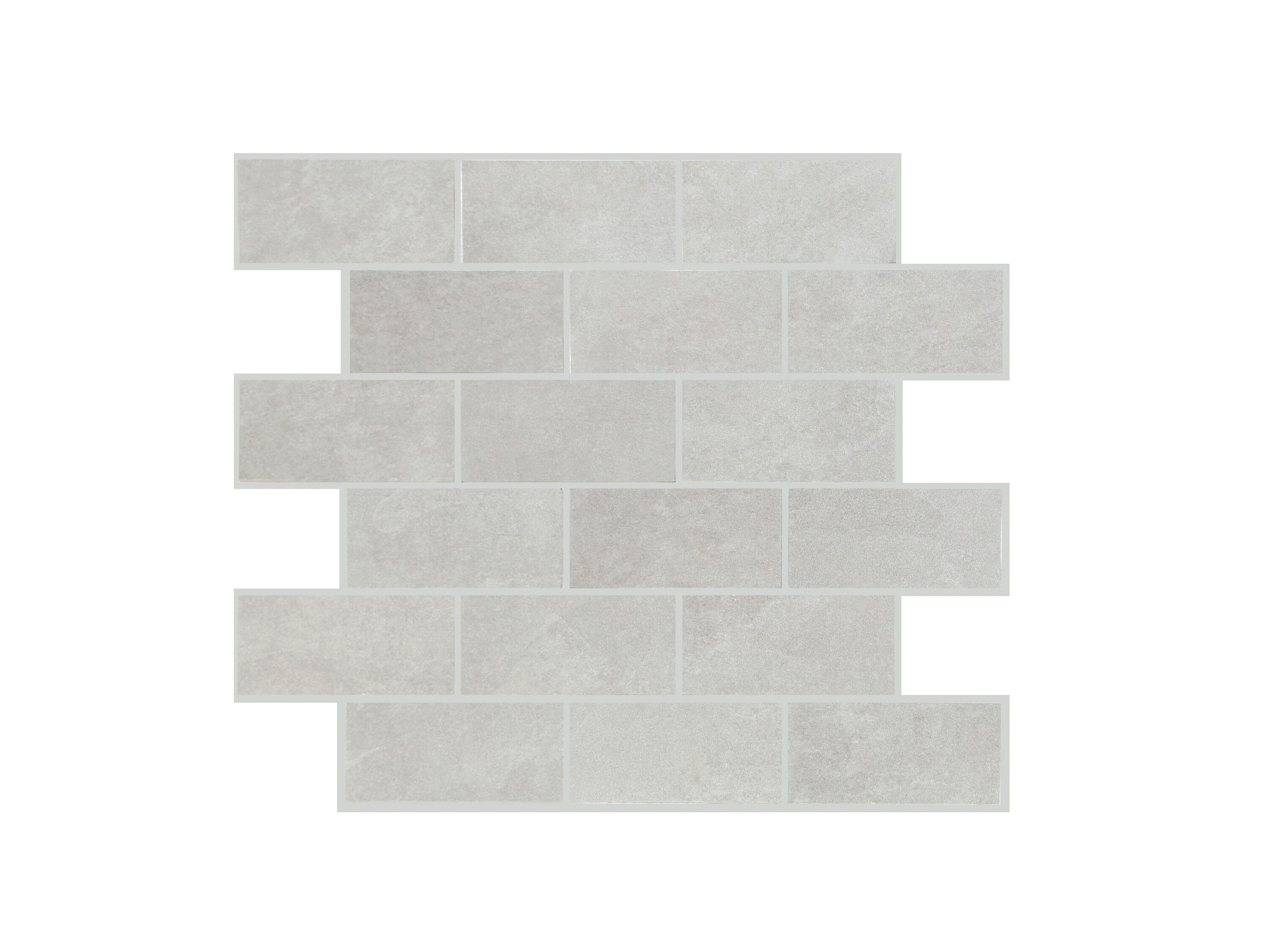 Dove Grey Matte 12-in x 12-in Matte Porcelain Brick Floor and Wall Tile (0.93-sq. ft/ Piece) | - GBI Tile & Stone Inc. 2240499