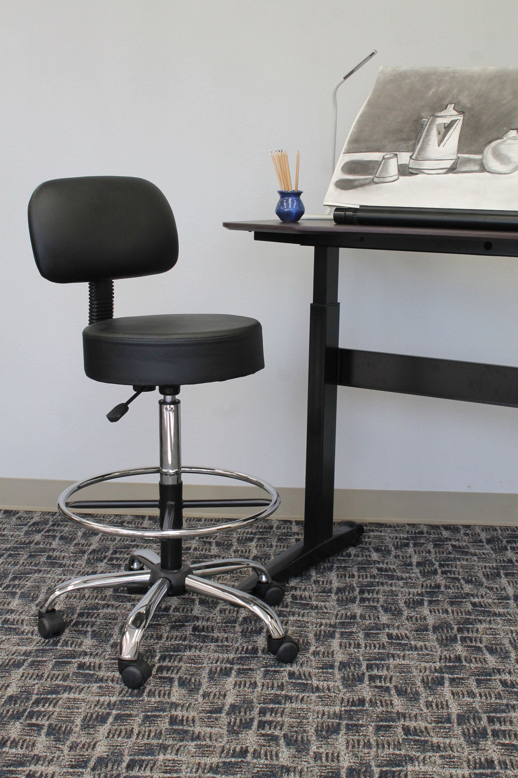 Boss Office Products B16245-BK Office-Chairs - View #3