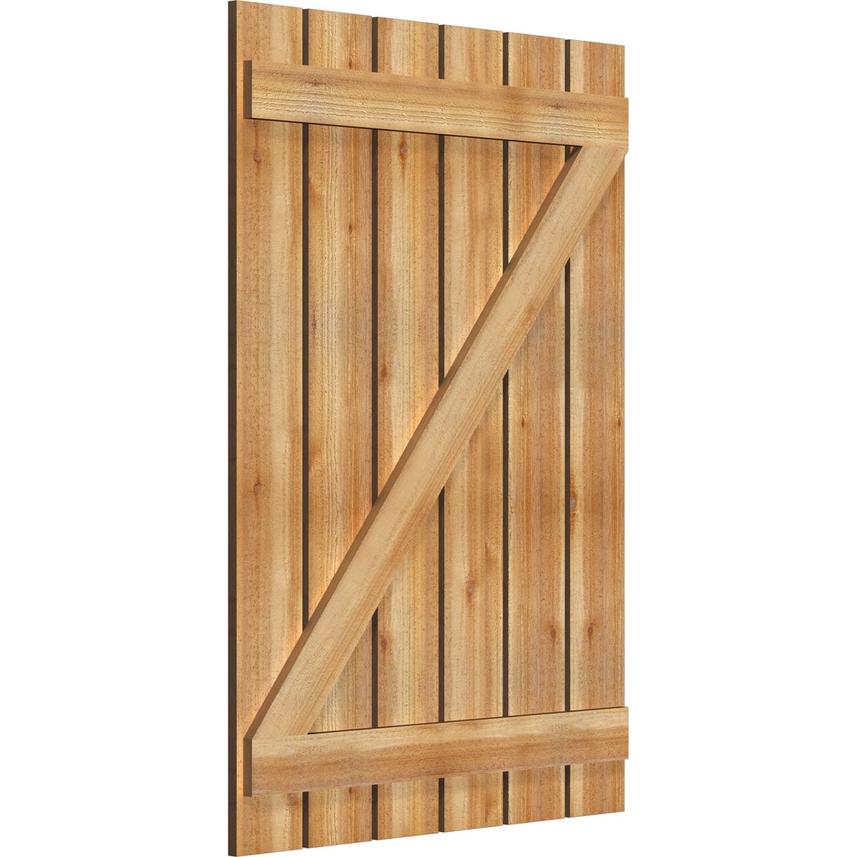 Ekena Millwork RBS06Z35X050RWR Exterior-Shutters - View #2