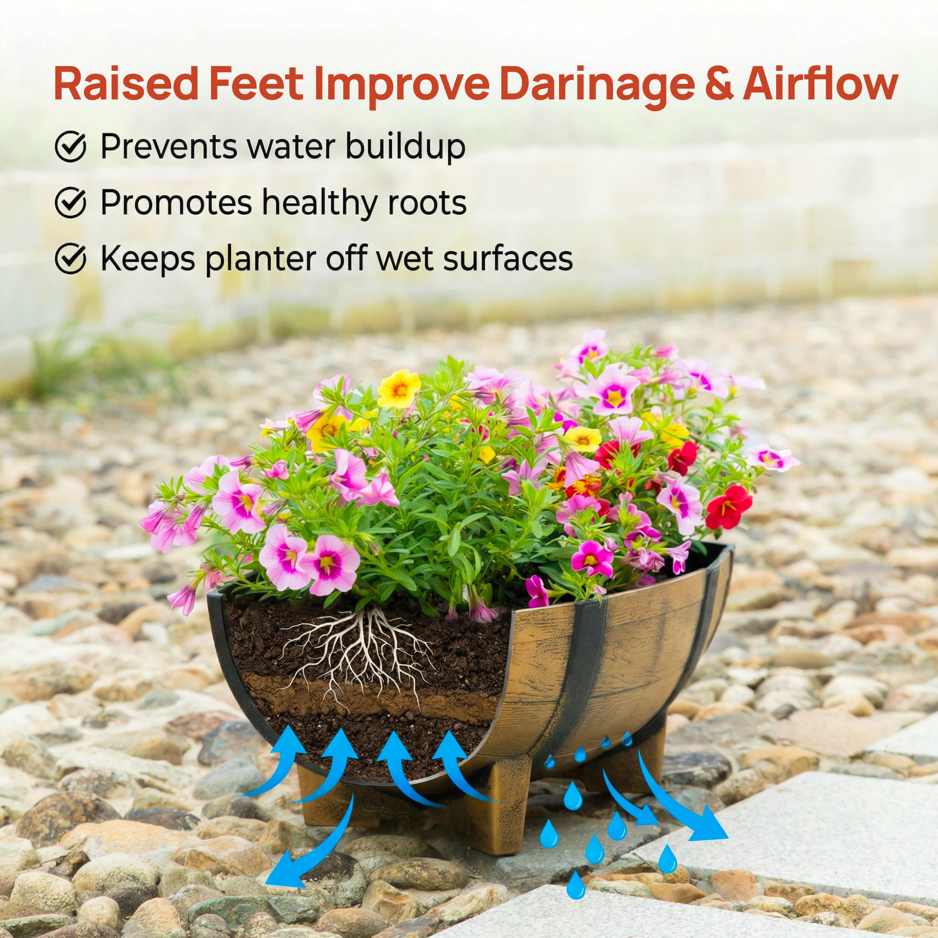 Quickway Imports QI003695 Planter-Window-Box - View #3