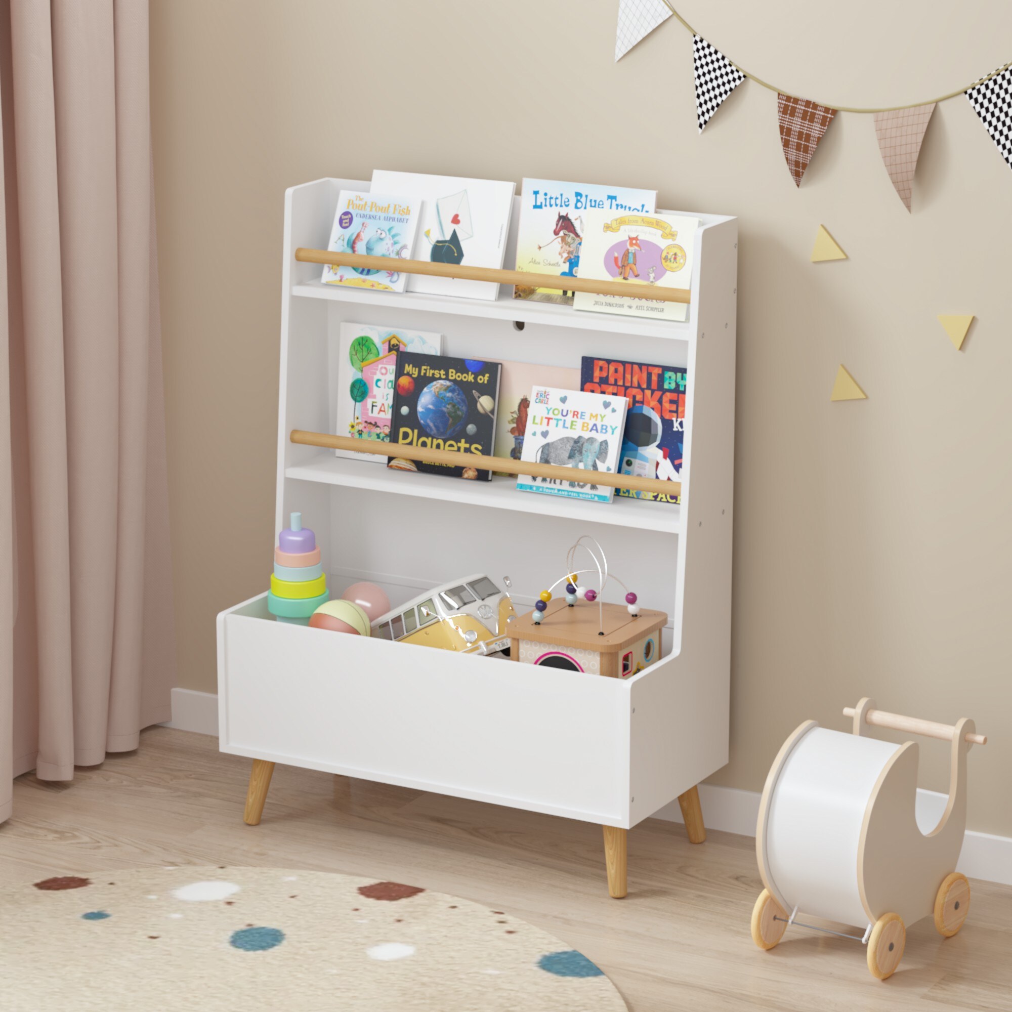 ToolCat LDSG-119-WS Kids-Bookcases - View #8