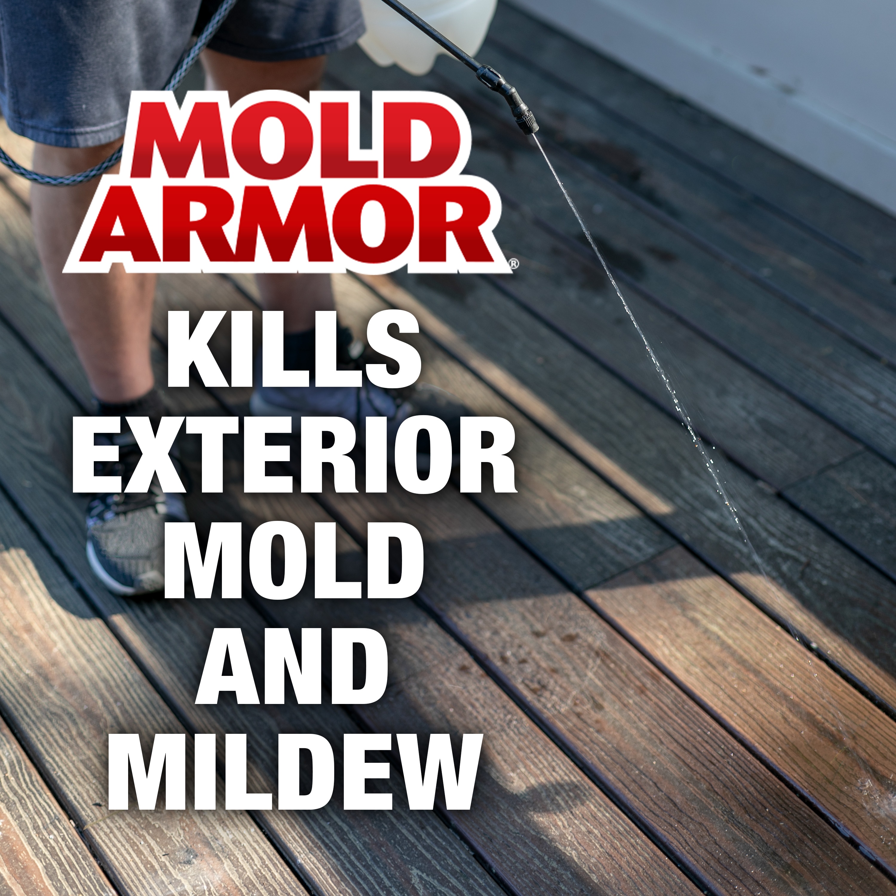 Mold Armor E-Z Deck Wash for Wood Surfaces, Composite Deck & Fence, 64 oz.  - Mold Armor