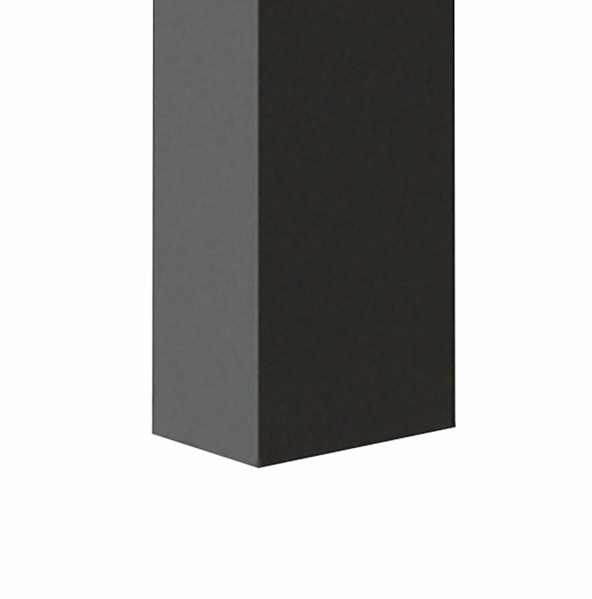 Gilpin 3-ft H x 1-1/2-in W Black Steel Decorative Metal Decorative Universal Fence Post