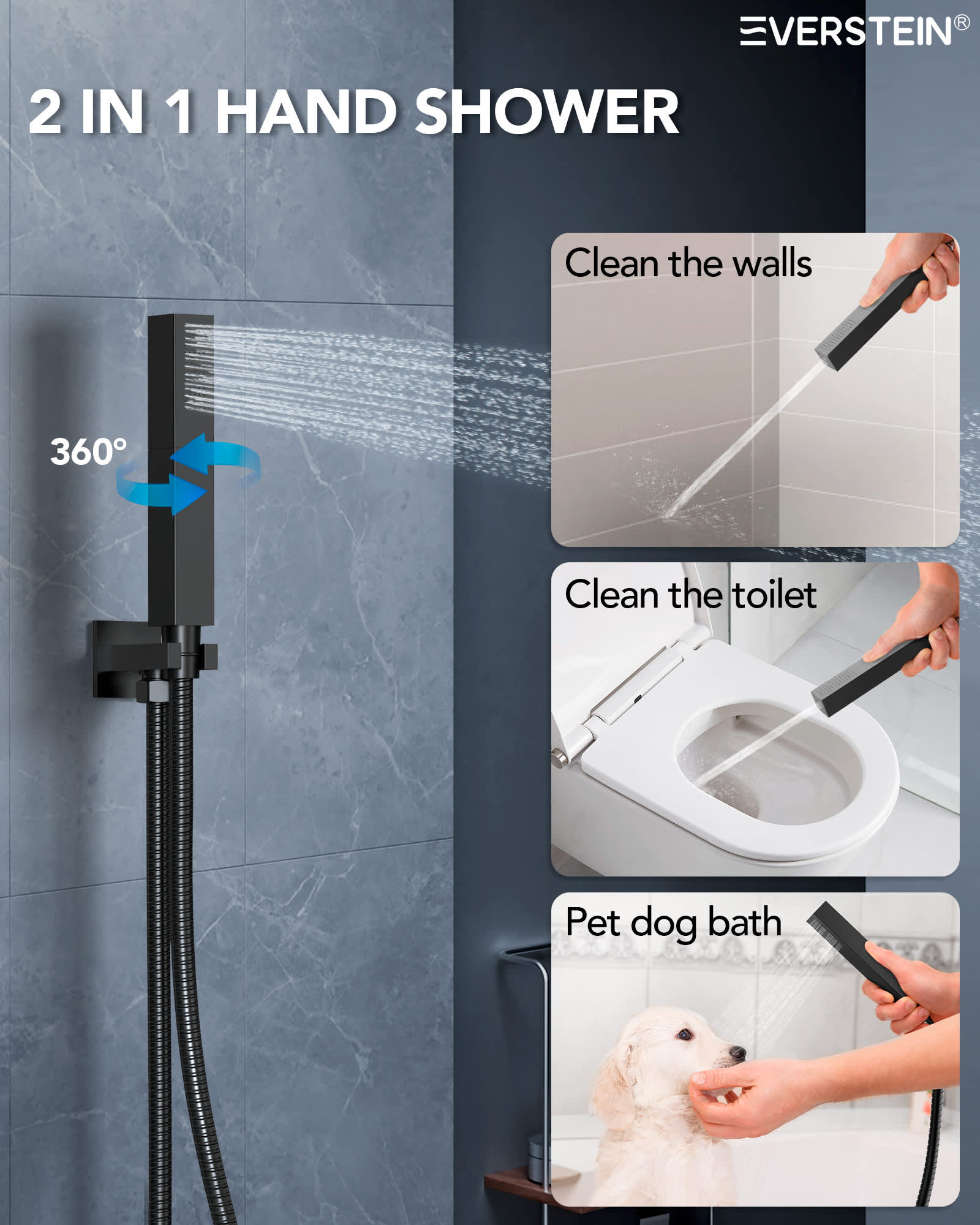 EVERSTEIN SFS-1029-BK Tub-Shower-Faucets - View #10