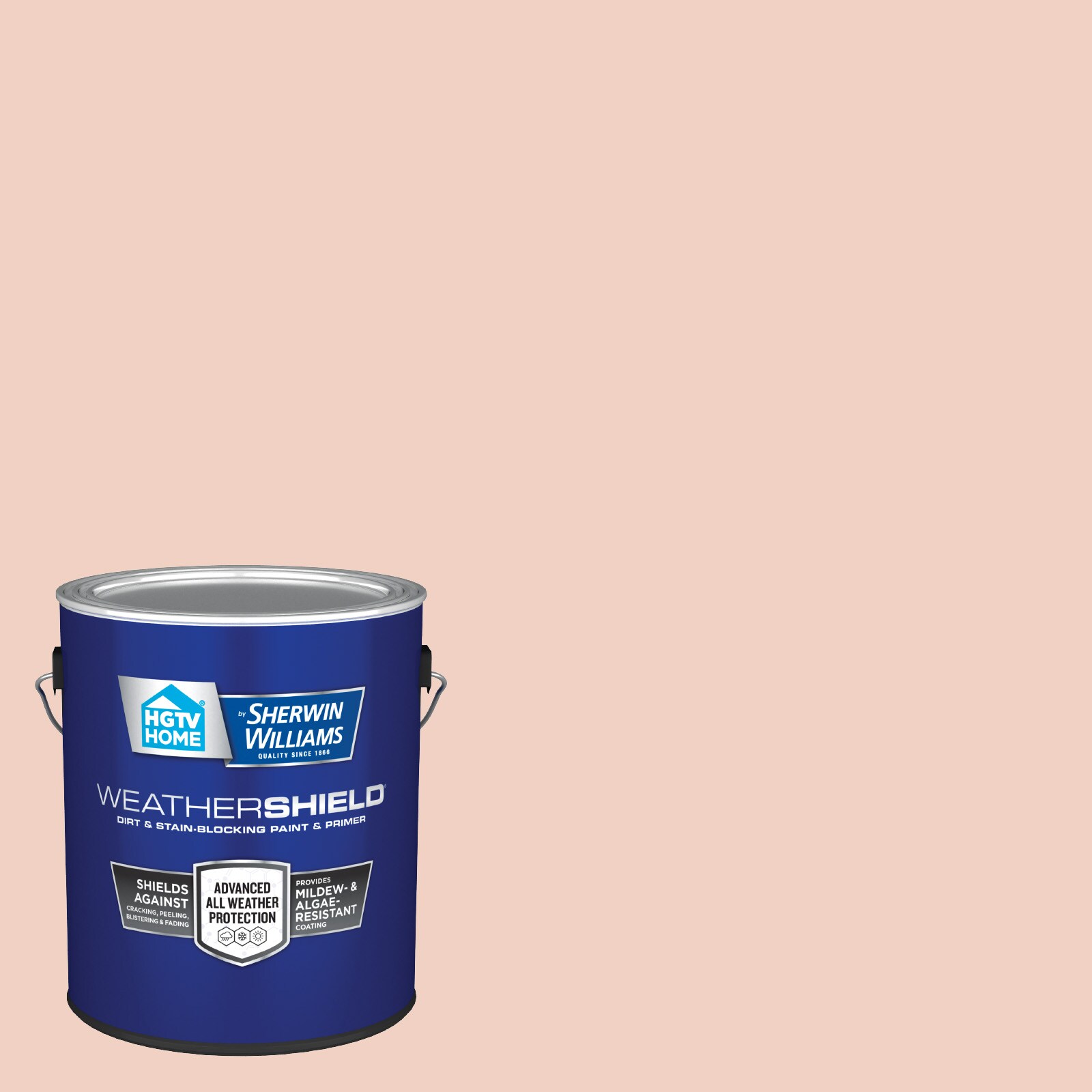 Hgtv Home By Sherwin-williams Weathershield Semi-gloss Peach Artemesia 