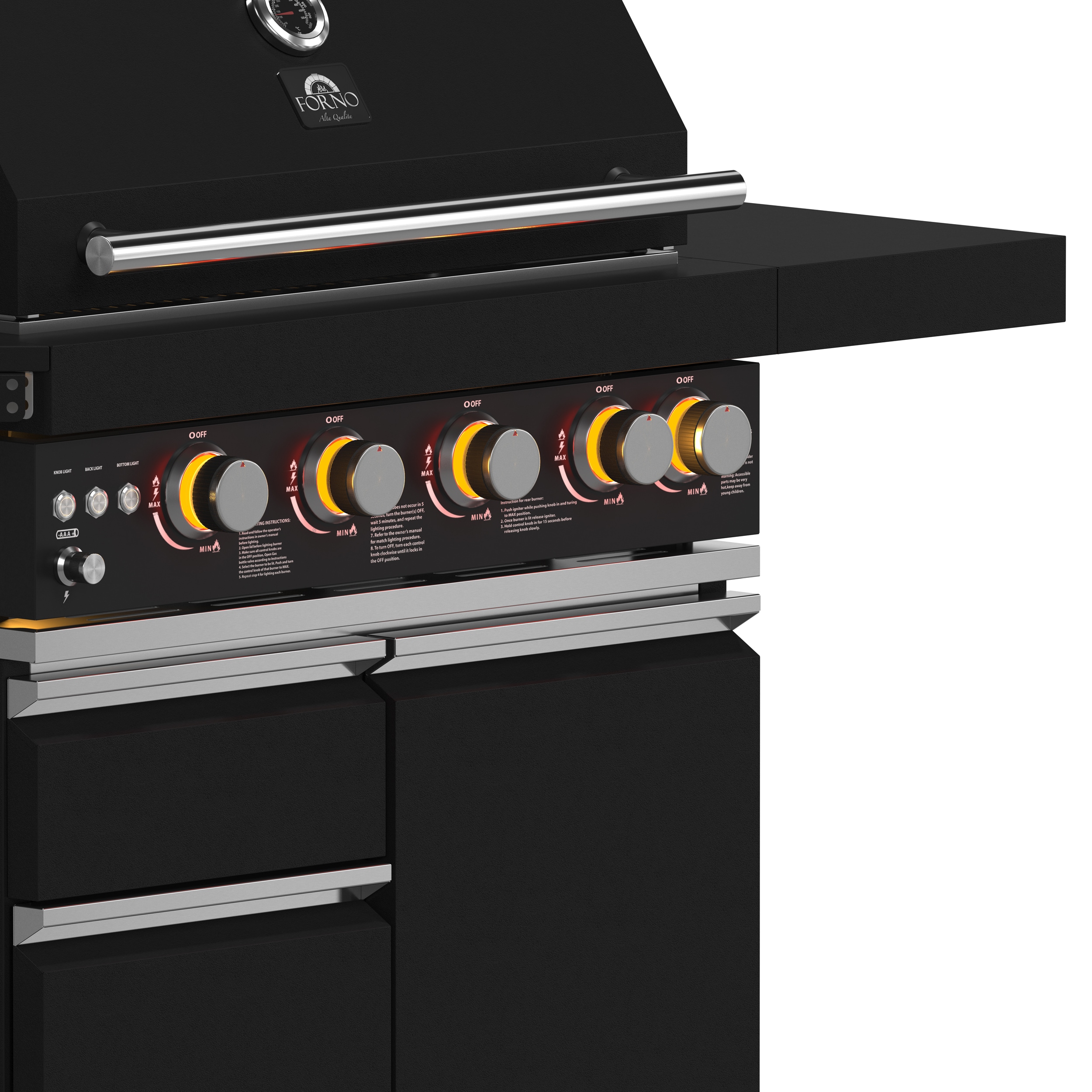 FORNO FODKT2582BLK Modular-Outdoor-Kitchens - View #17