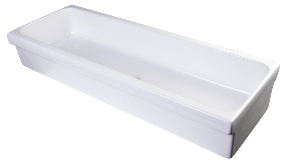 Fregadero rectangular con tapa de cristal VA8005 AM