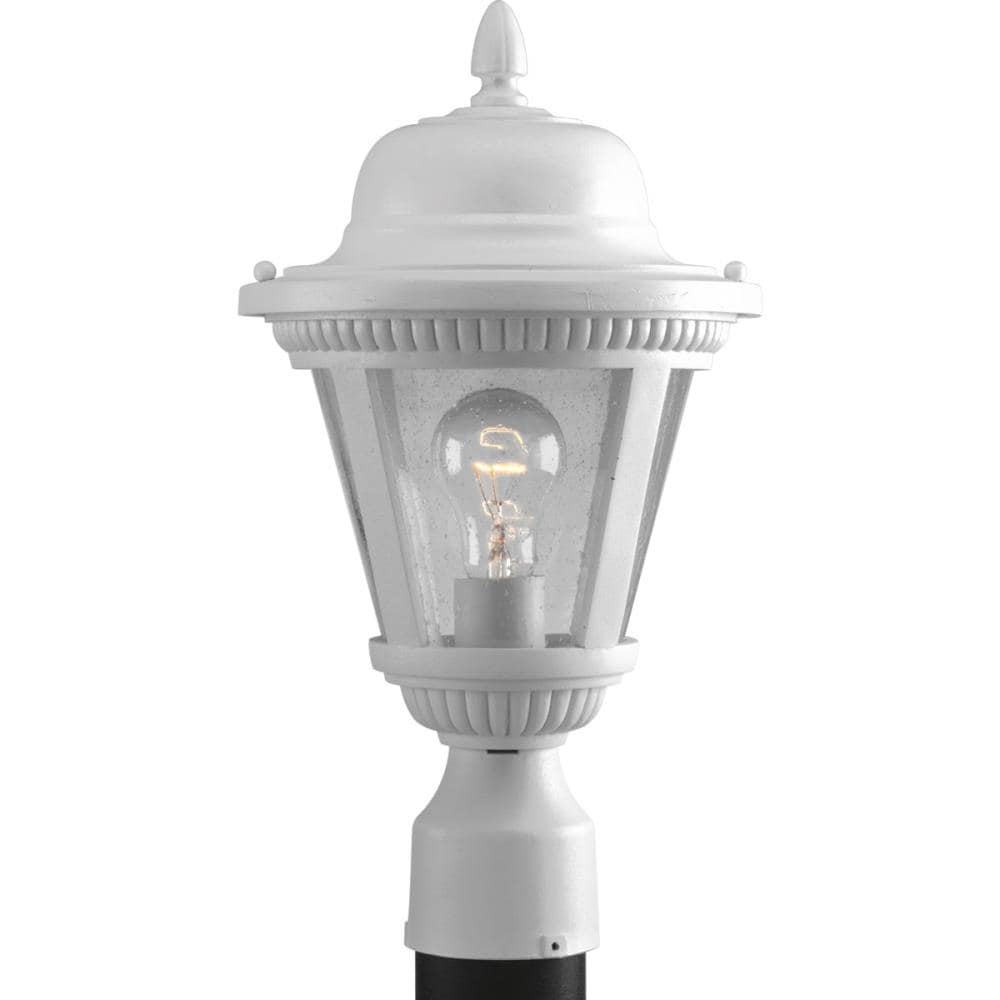 Progress Lighting P5445-30 Westport 16.375-Inches White Traditional Outdoor Light post lantern