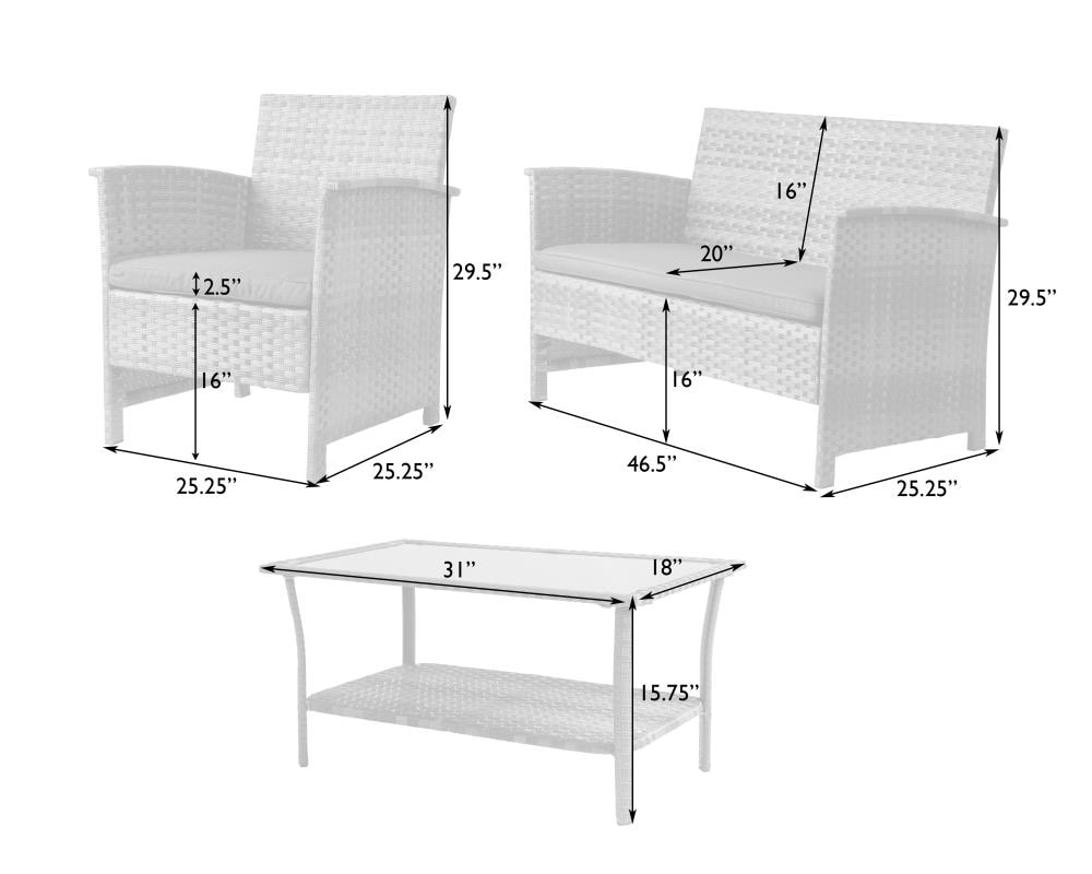 Balkene Home 63177 Patio-Conversation-Sets - View #9