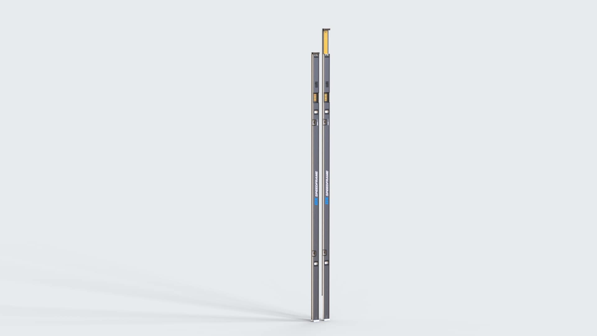 OX OX-P635201 Aluminum 78-in 5 Vial Extendable plate level