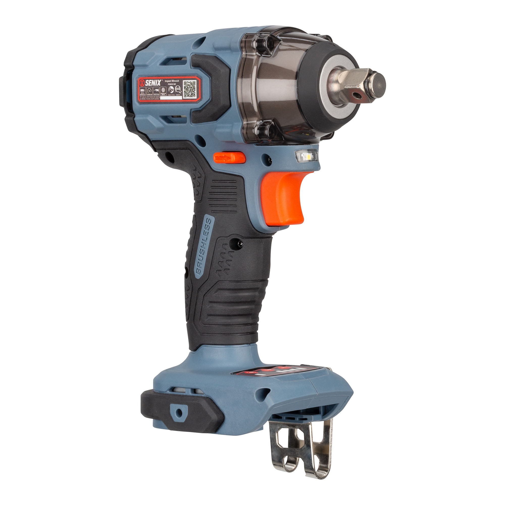 SENIX X2 20-volt Variable Speed Brushless 1/2-in square Drive Cordless Impact Wrench (Bare Tool) PDWX2-M2-0 Sansujyuku sansujyuku.com