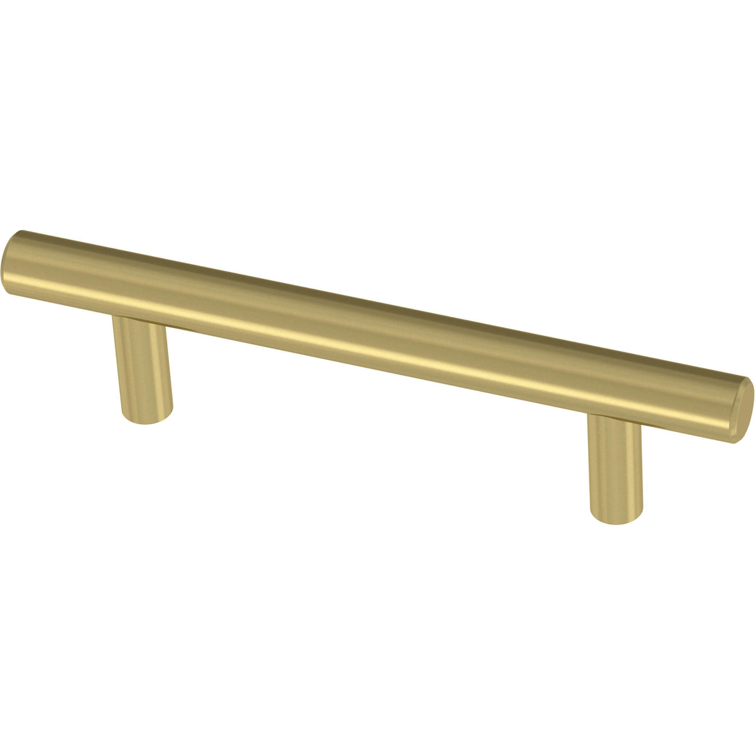 Franklin Brass Simple Bar 3-in (76mm) Center to Center Satin Gold ...