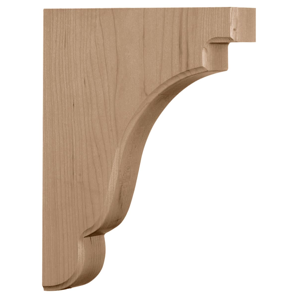 Maple Wood Corbel Bracket for Countertops and Shelving