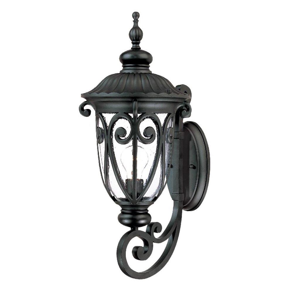 Acclaim Lighting 2111BK Naples 1 -Light 22.0-in H Matte Black Hardwired Outdoor Wall Light