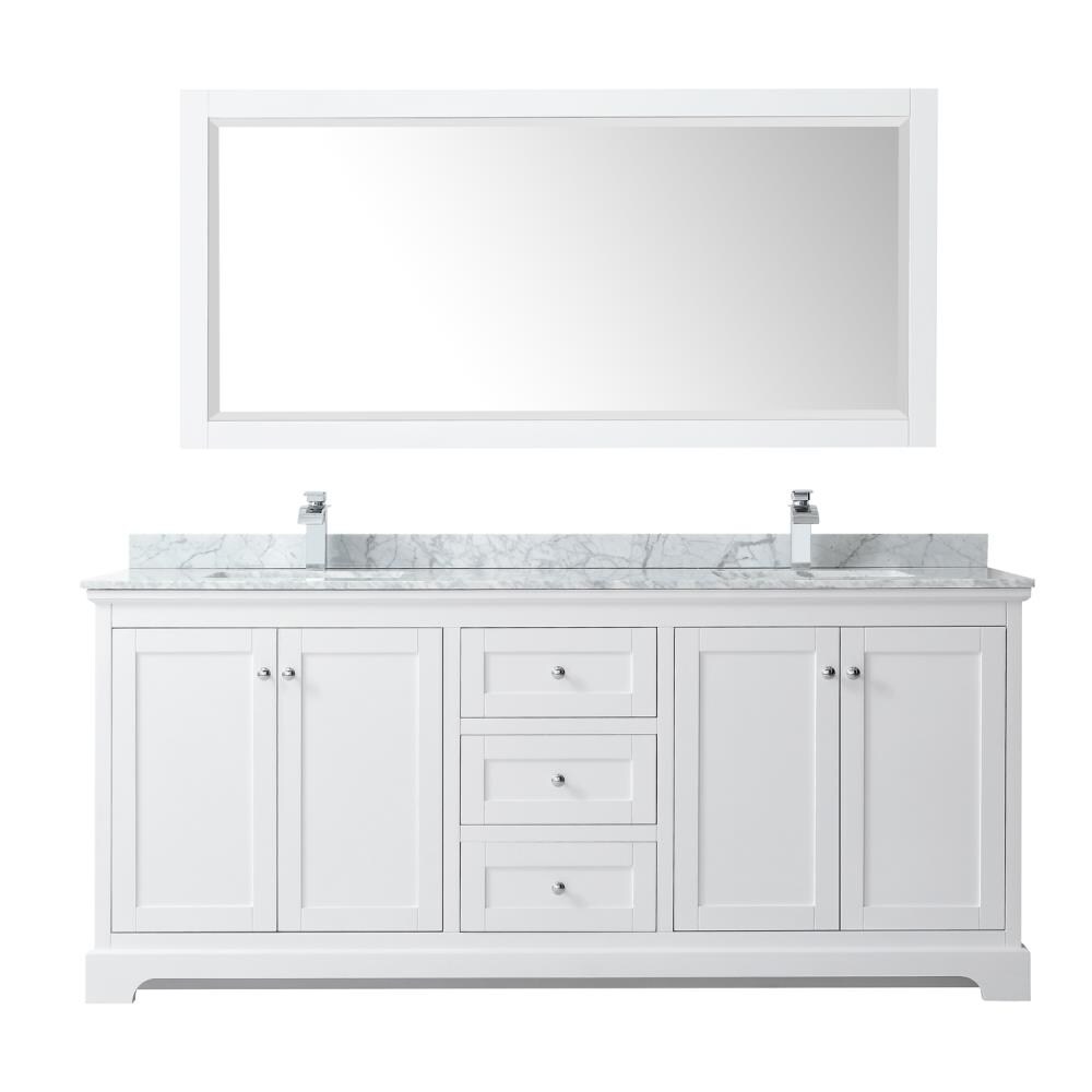 Wyndham Collection WCV232380DWHCMUNSM70 Bath-Vanity-Combo - View #3