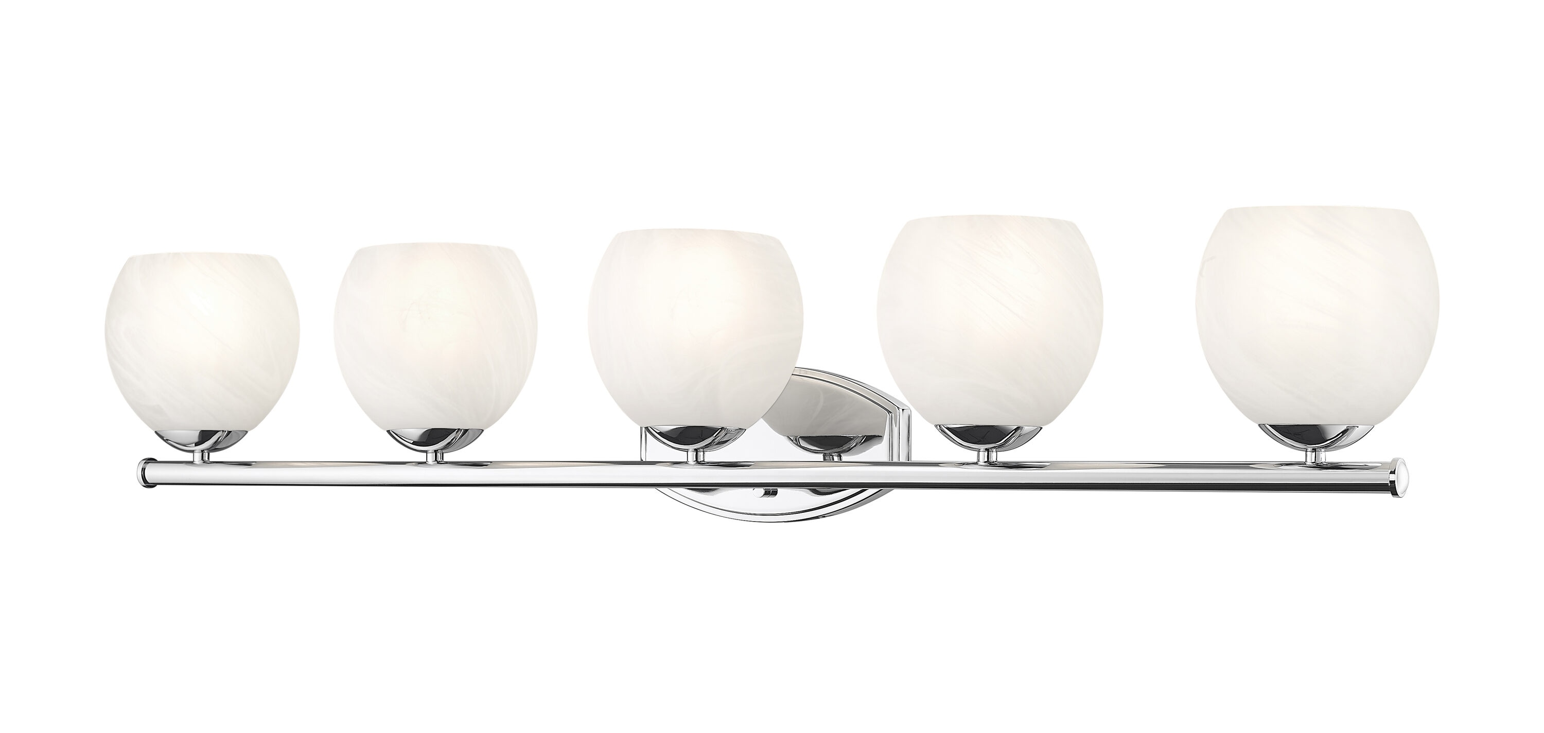 Z-Lite Colette 42-in 5 Light Chrome Transitional Bathroom Vanity light