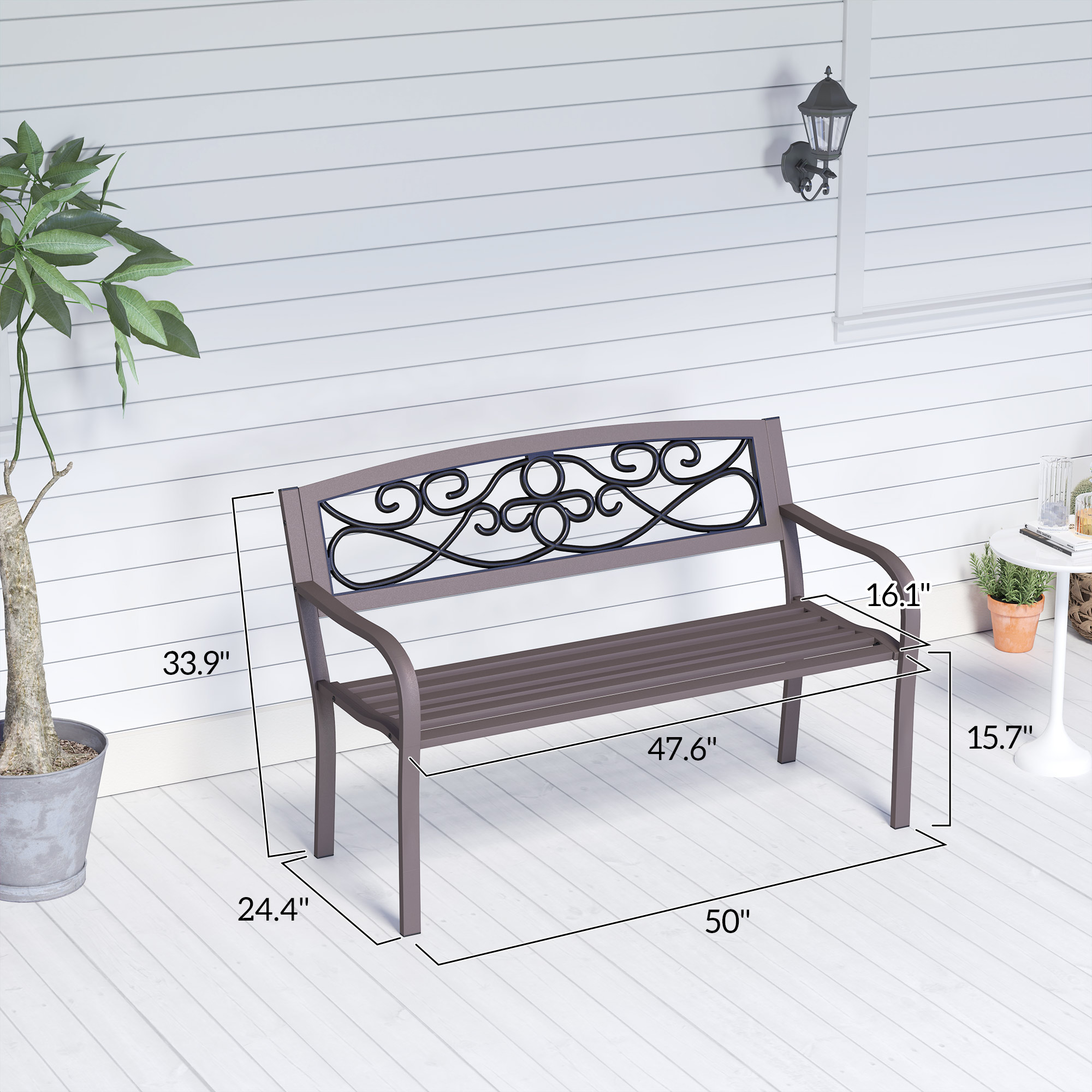 Outsunny 84G-560V00BN Garden-Stools - View #3