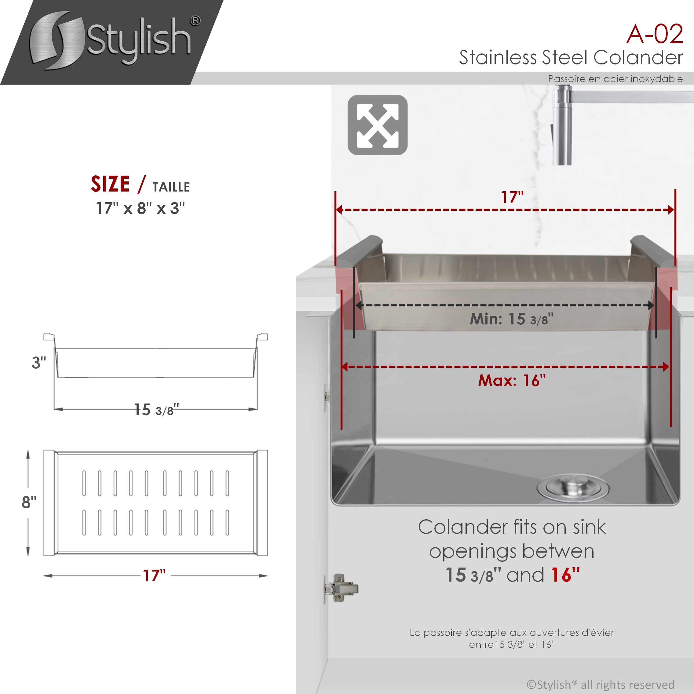 Stylish A-02 colanders - View #5