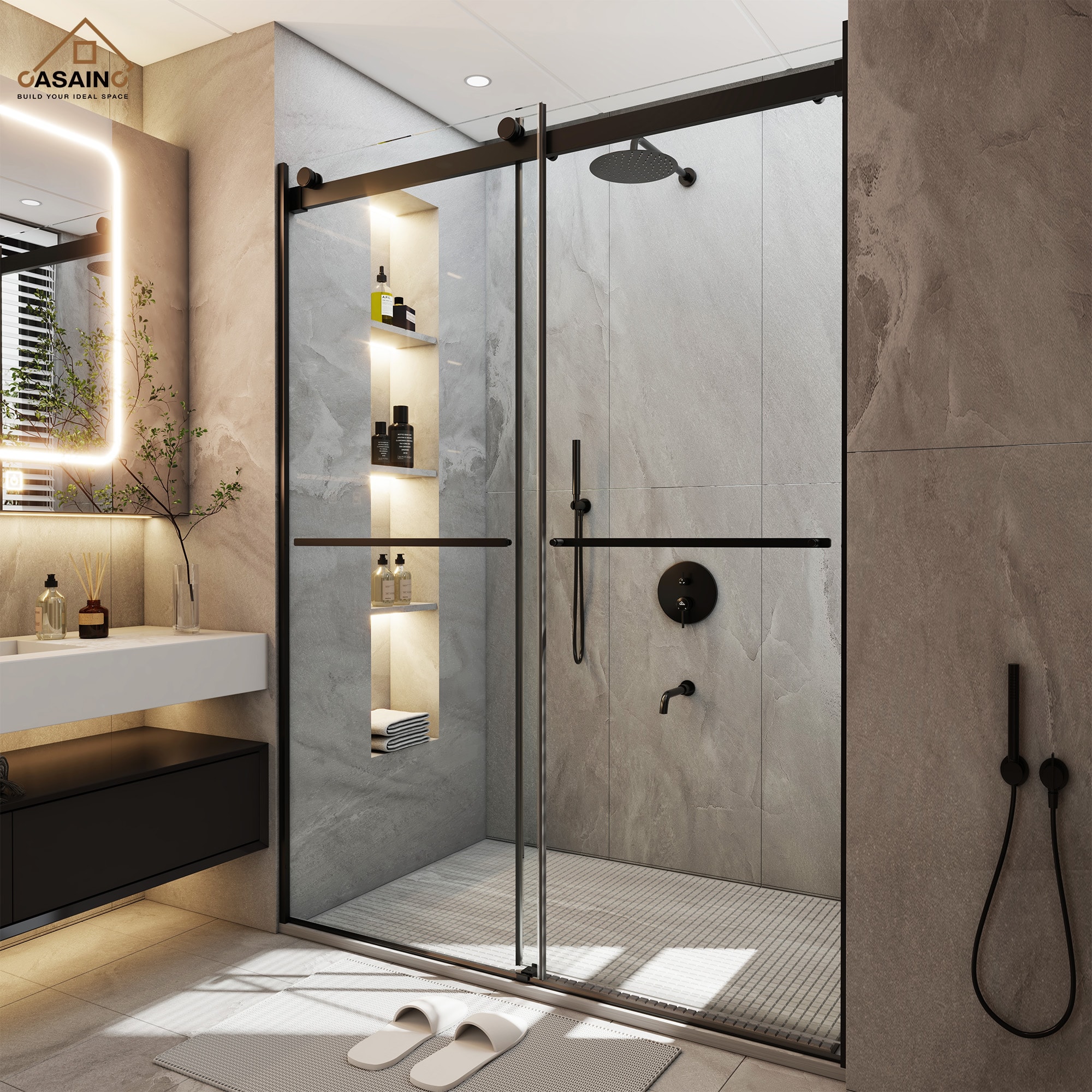 CASAINC SL-TL-C76 Shower-Doors - View #2