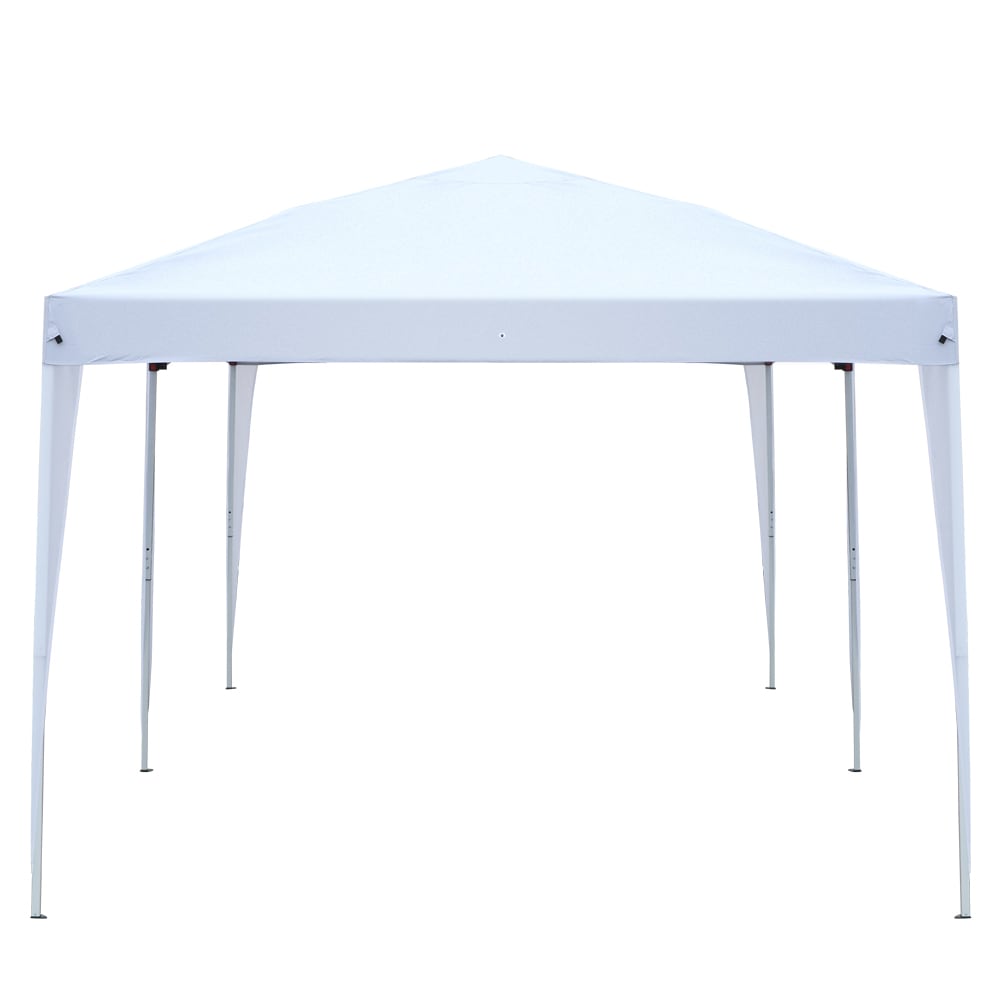 Outopee LO1G58000311 20-ft x 10-ft Rectangle White Pop-up canopy