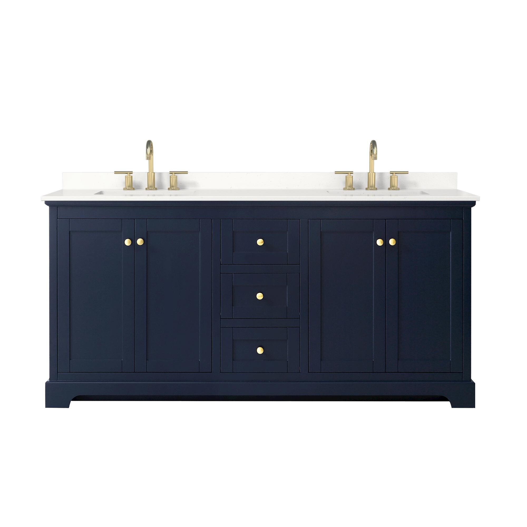 Wyndham Collection WCV232372DBLWQUS3MXX Bath-Vanity-Combo - View #2