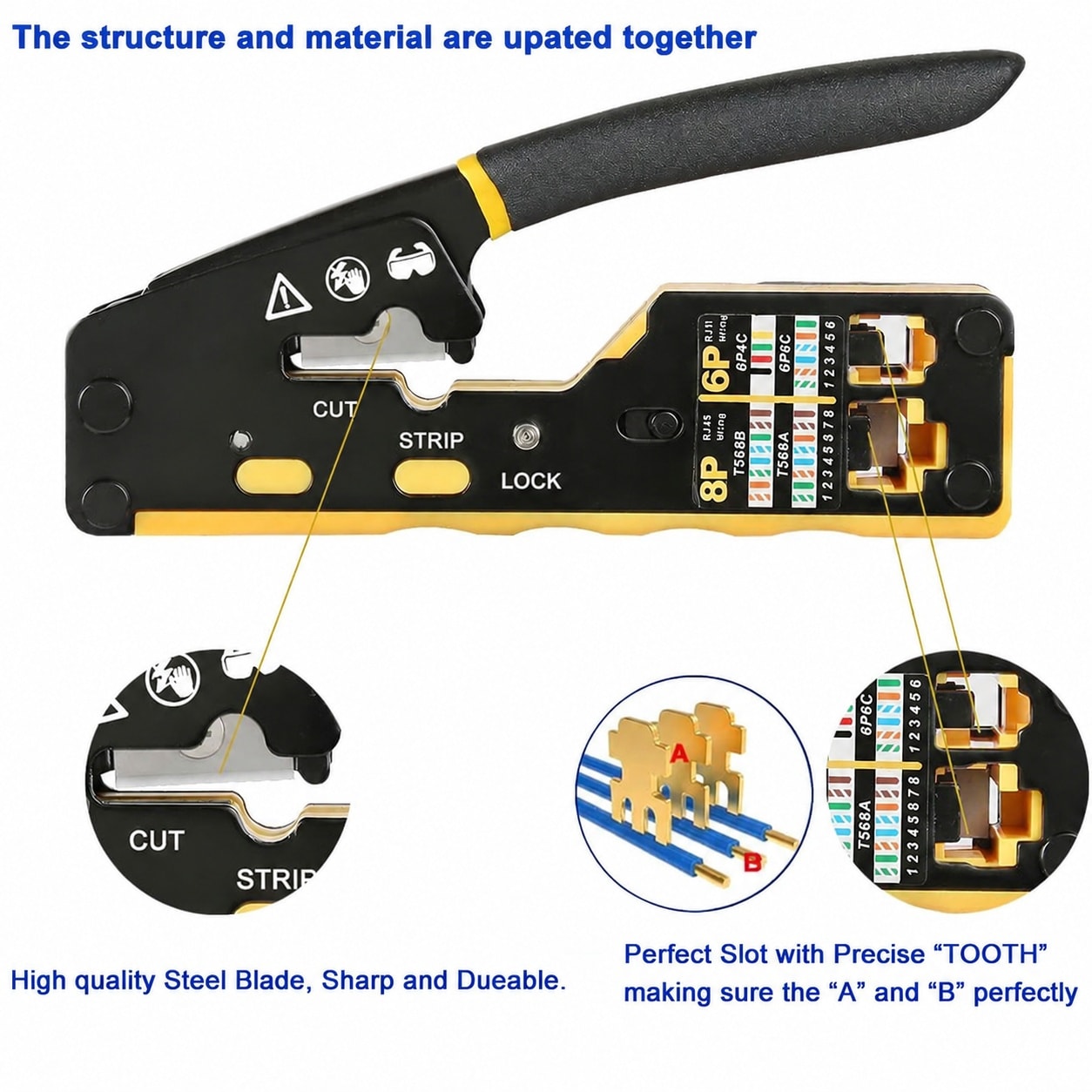 KIWDZFU LKI0807B121 Wire-Strippers-Crimpers-Cutters - View #4