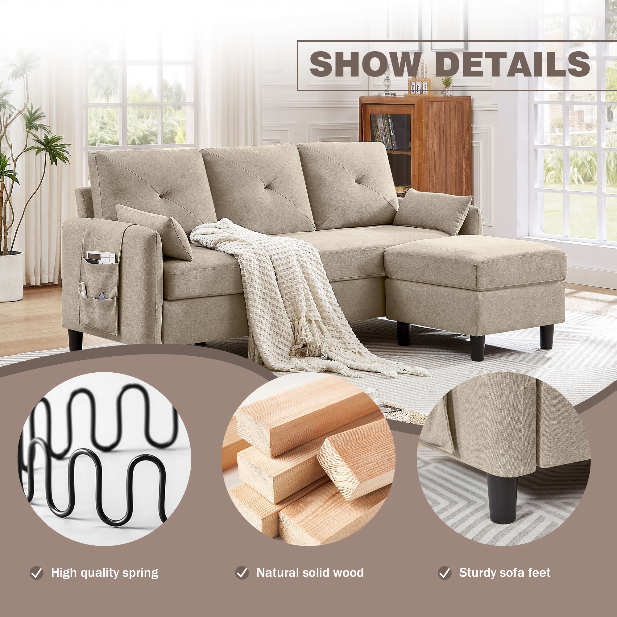 Jarenie YMX23BE Sofas-Loveseats - View #4