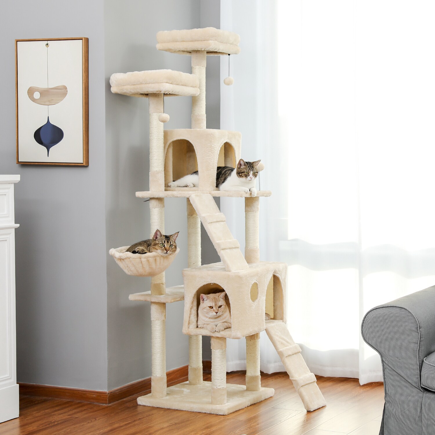Kahomvis PS-QPW7-061 Cat-Trees - View #6