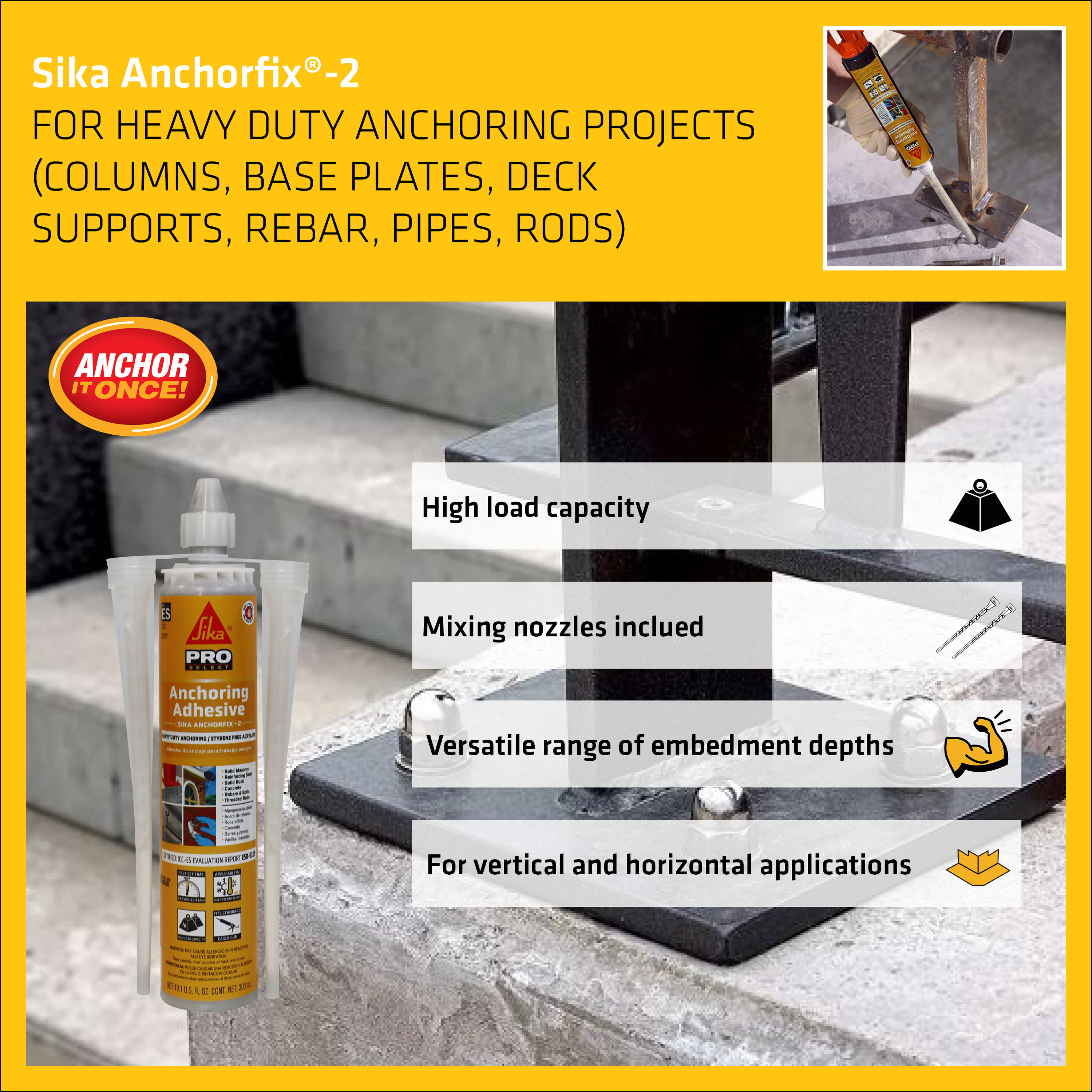 Sika 112718 Adhesive-Anchors - View #5
