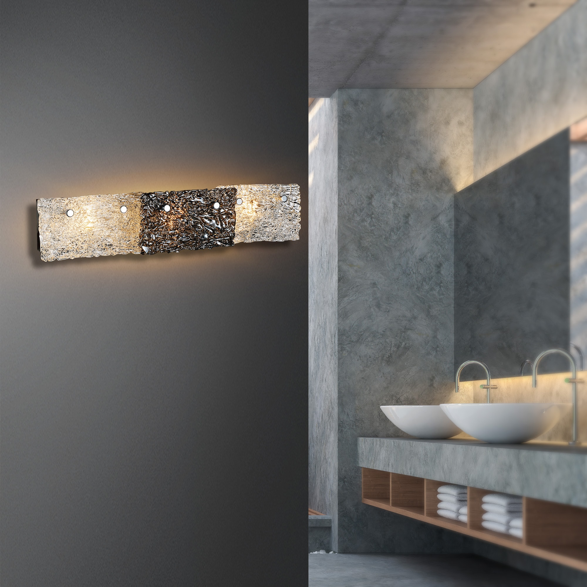 CWI Lighting 5640W33C Wilma 33-in 3 -Light Multiple finishes Chrome Modern/contemporary Vanity light