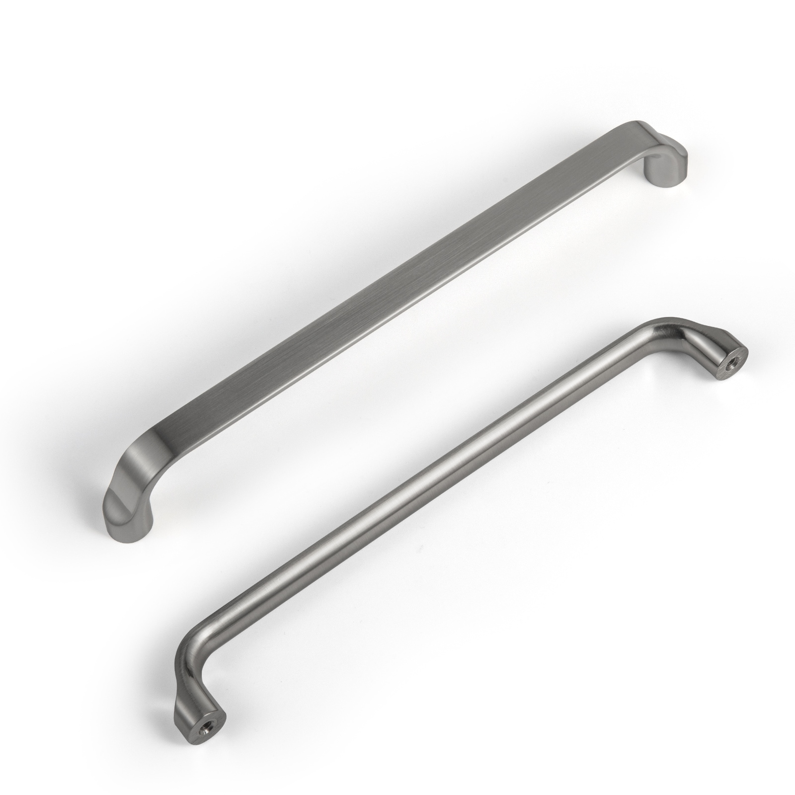 Miaokesen 23856NL-192-12 7-9/16-in , 192mm Center to Center Brushed Nickel Novelty Handle 12 -Pack